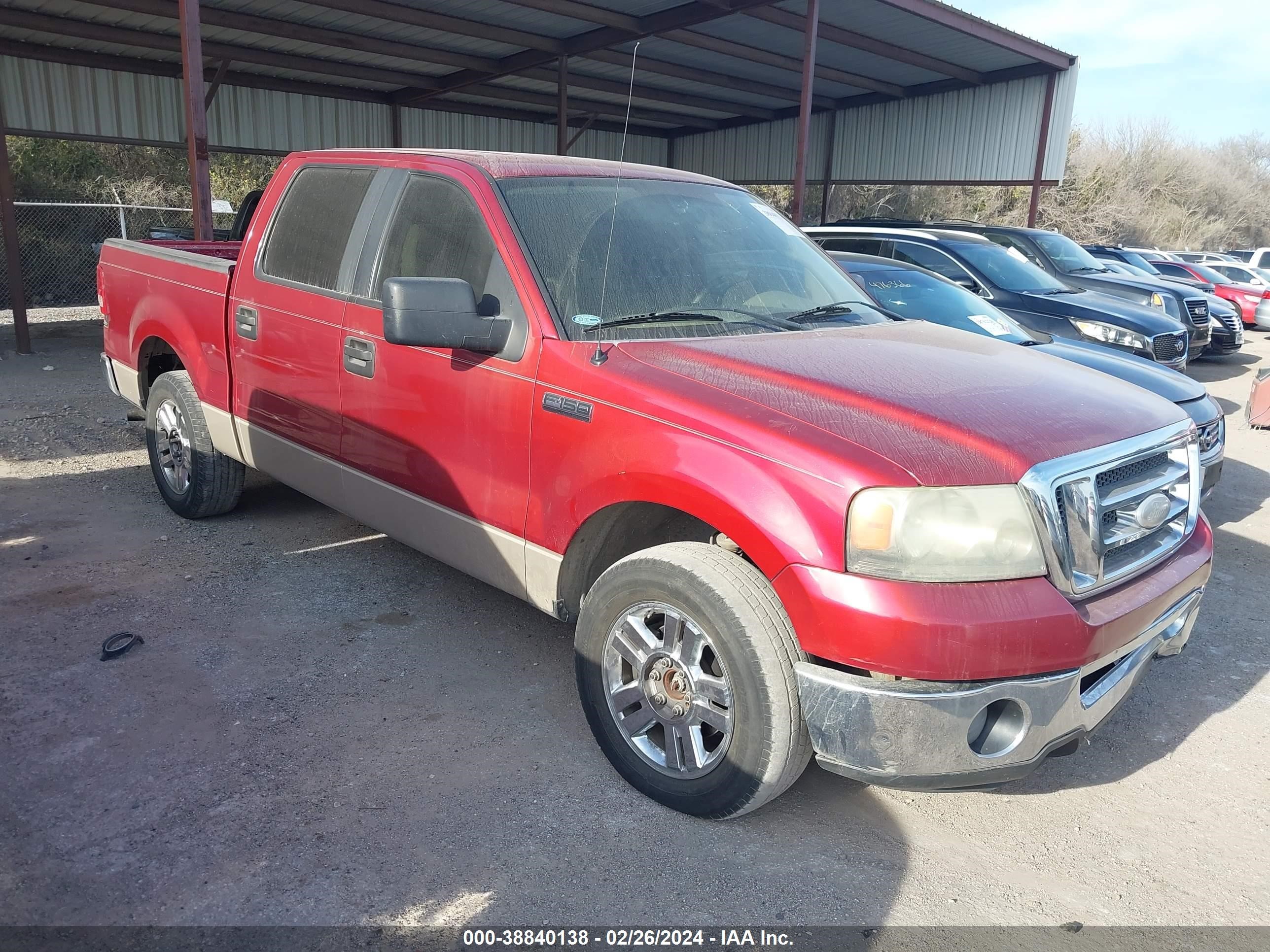 FORD F-150 2007 1ftrw12w17kc88588