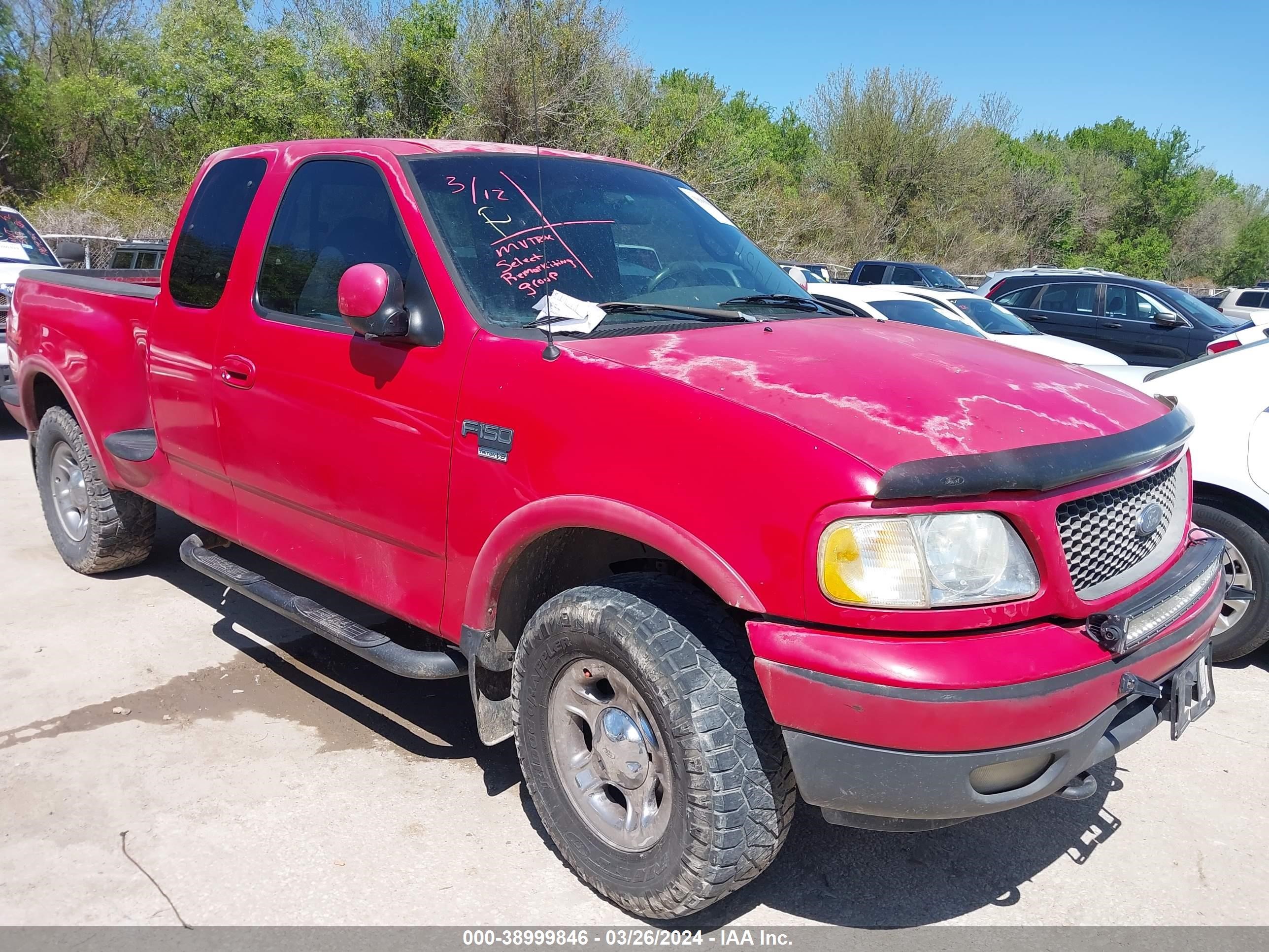 FORD F-150 2000 1ftrx08l2yka97459