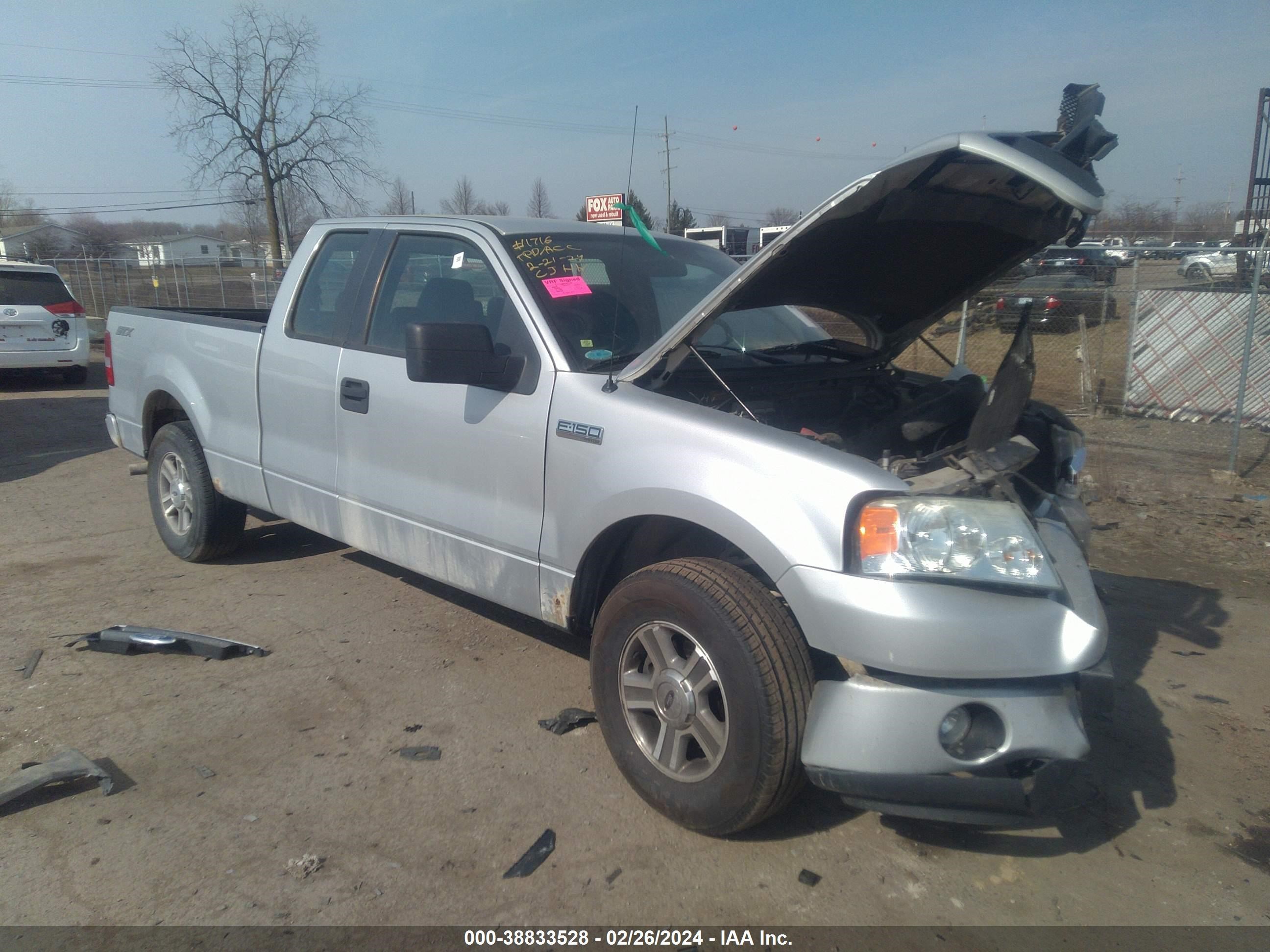 FORD F-150 2008 1ftrx12w58fb99436