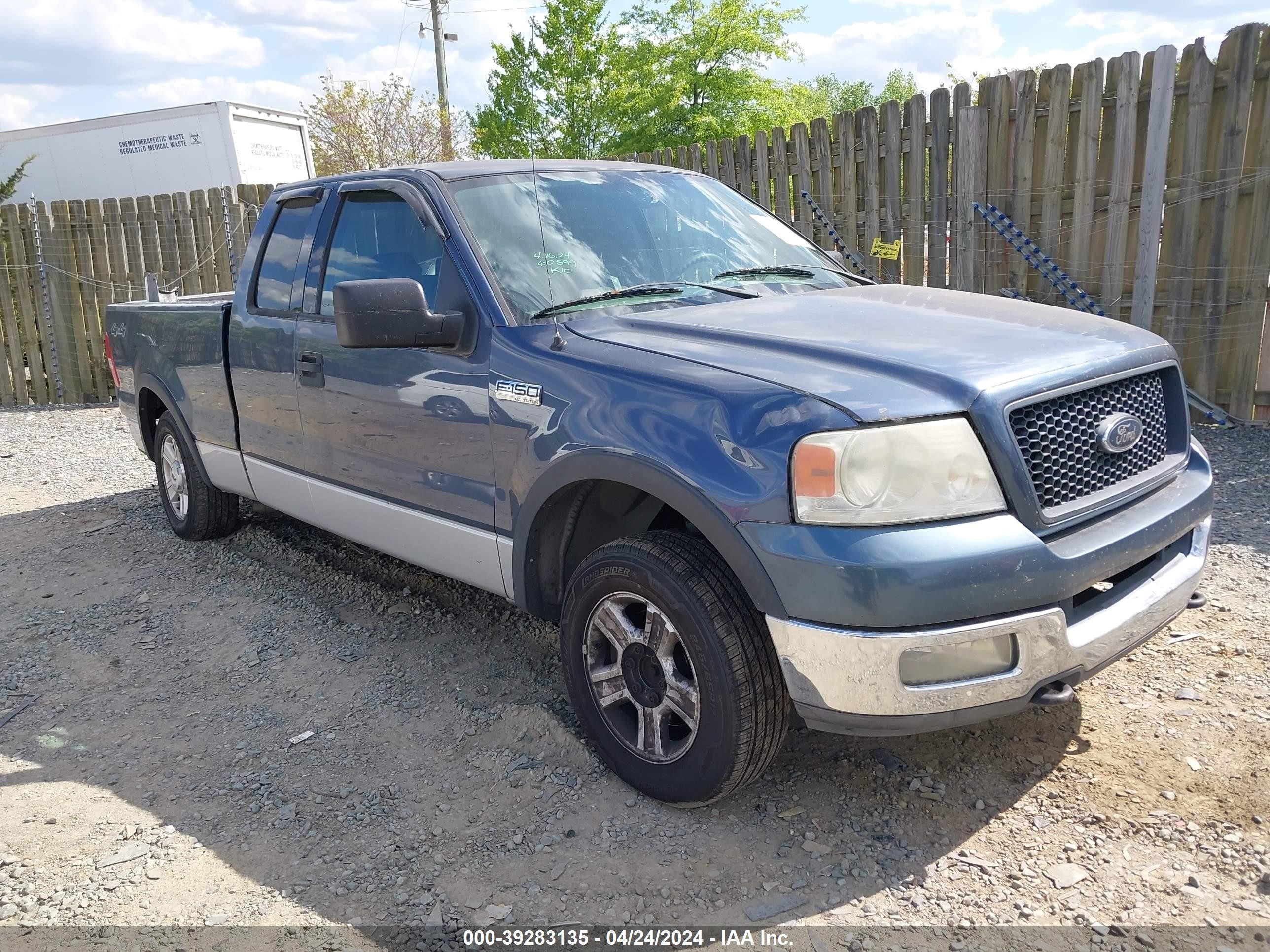 FORD F-150 2004 1ftrx14w24nb31270