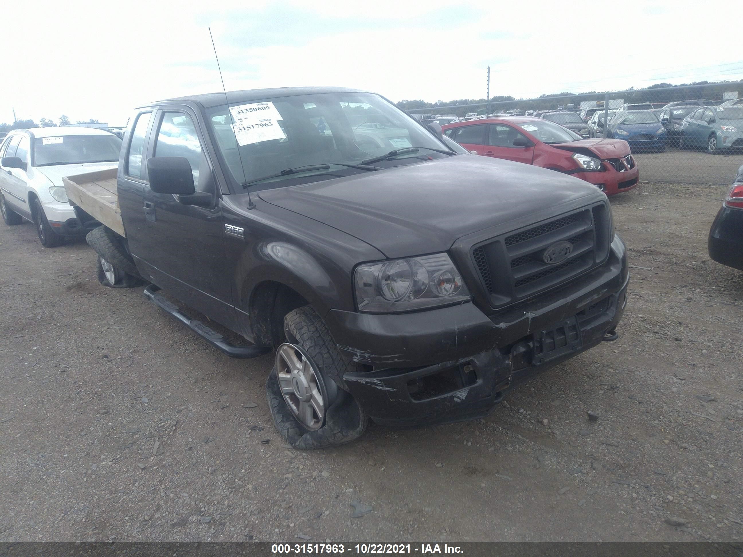 FORD F-150 2005 1ftrx14w45nb45737