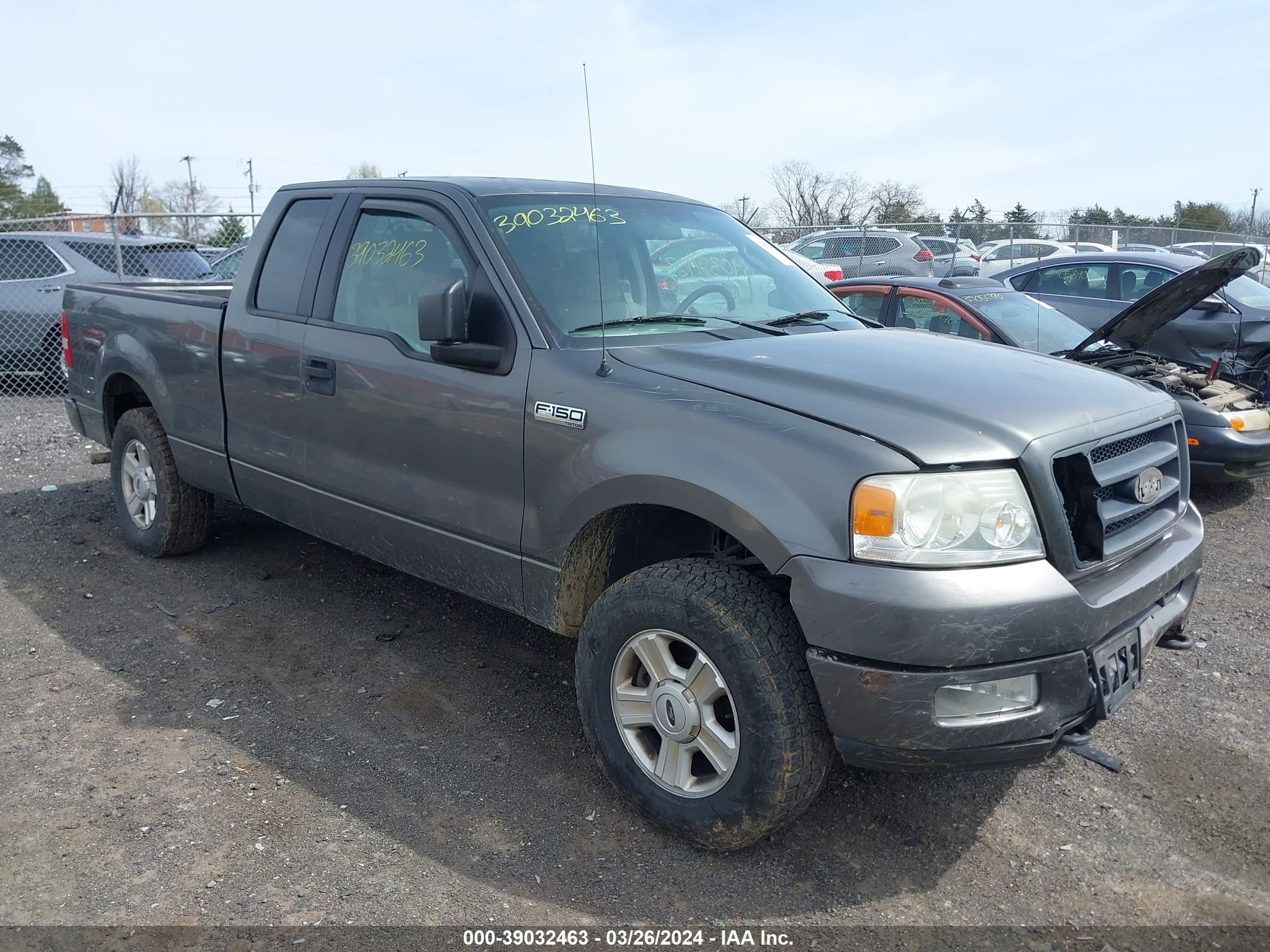 FORD F-150 2005 1ftrx14w65nb54780