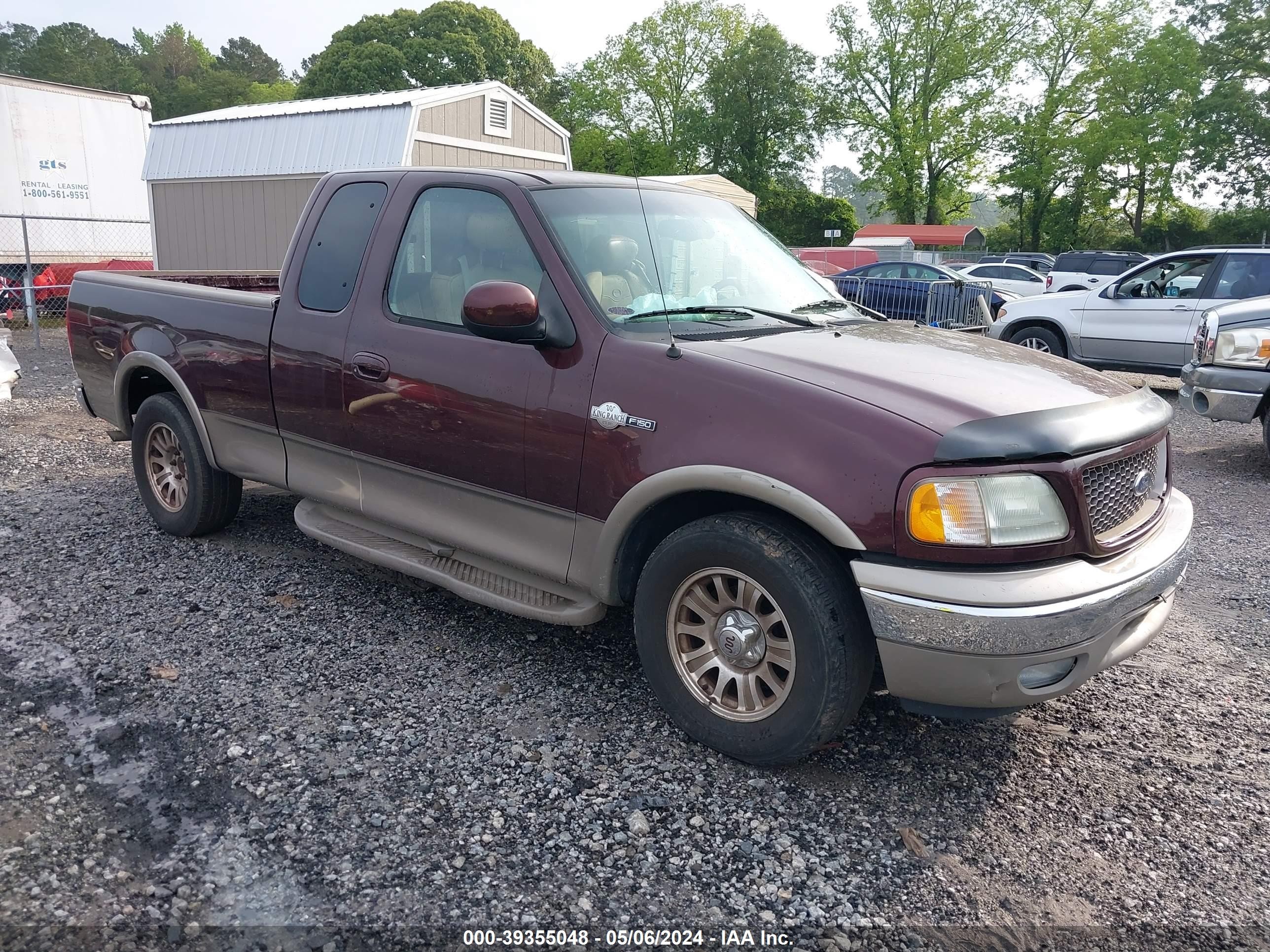 FORD F-150 2002 1ftrx17l32kb33870