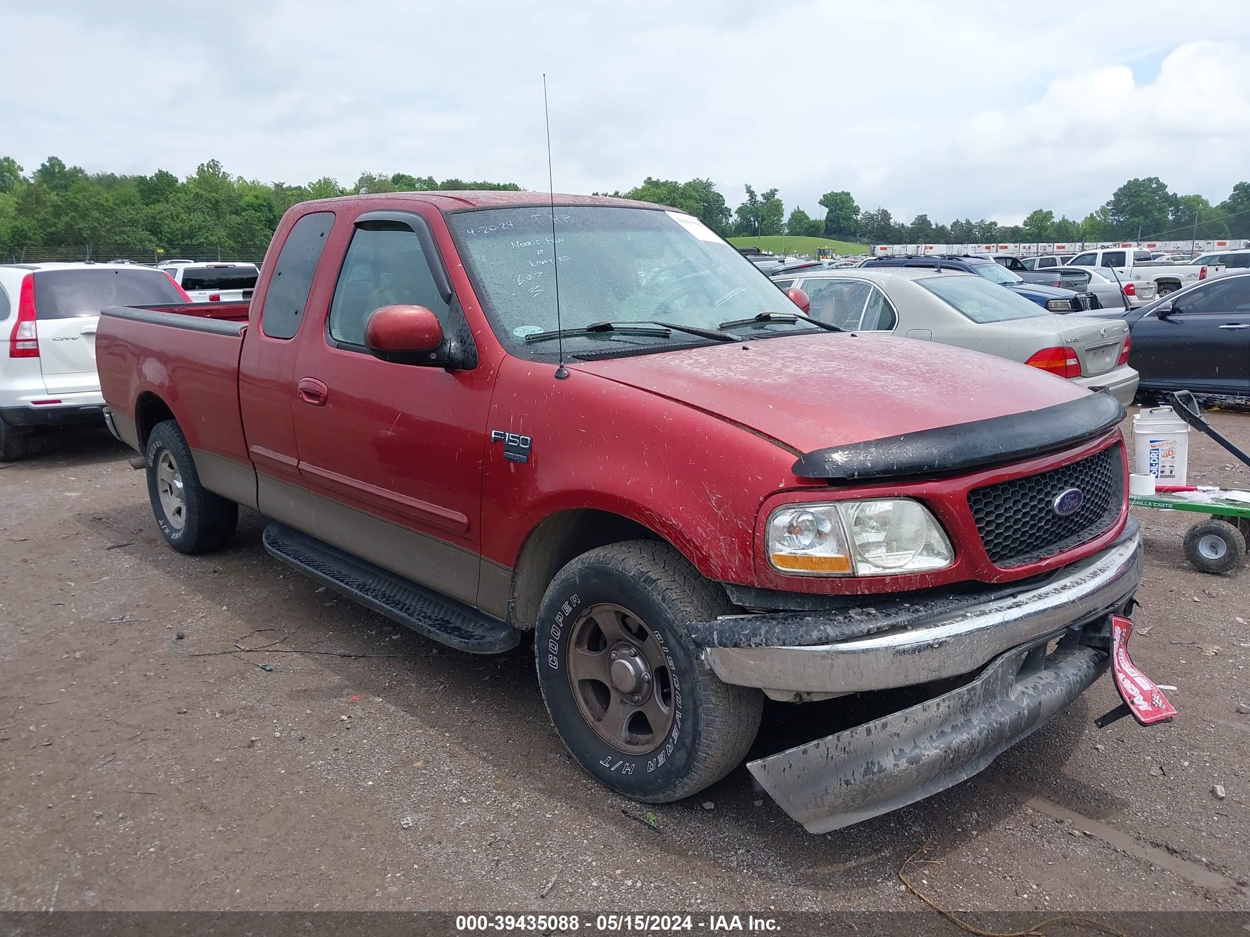 FORD F-150 2002 1ftrx17l42na79767