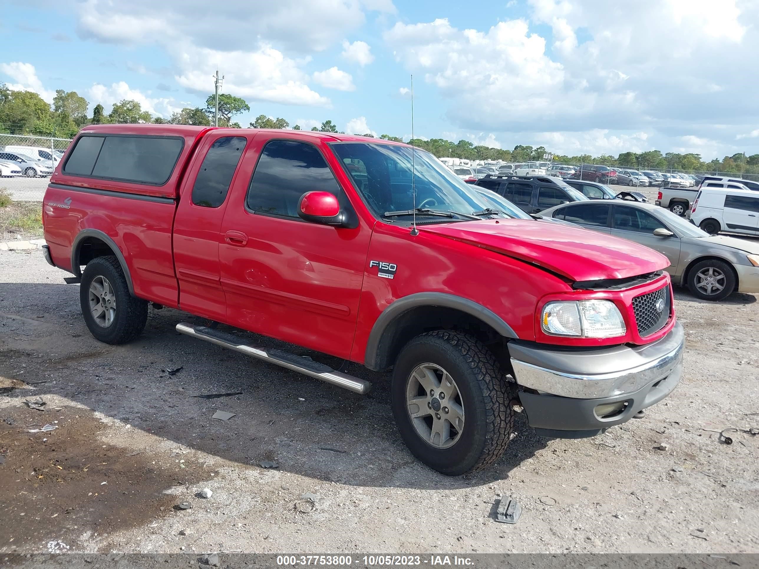 FORD F-150 2002 1ftrx18l22na81726