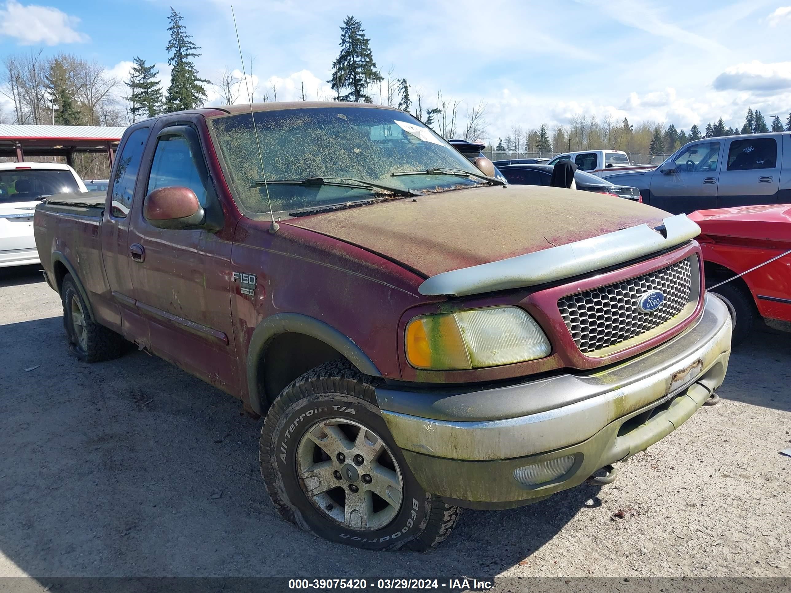 FORD F-150 2003 1ftrx18l33na90923