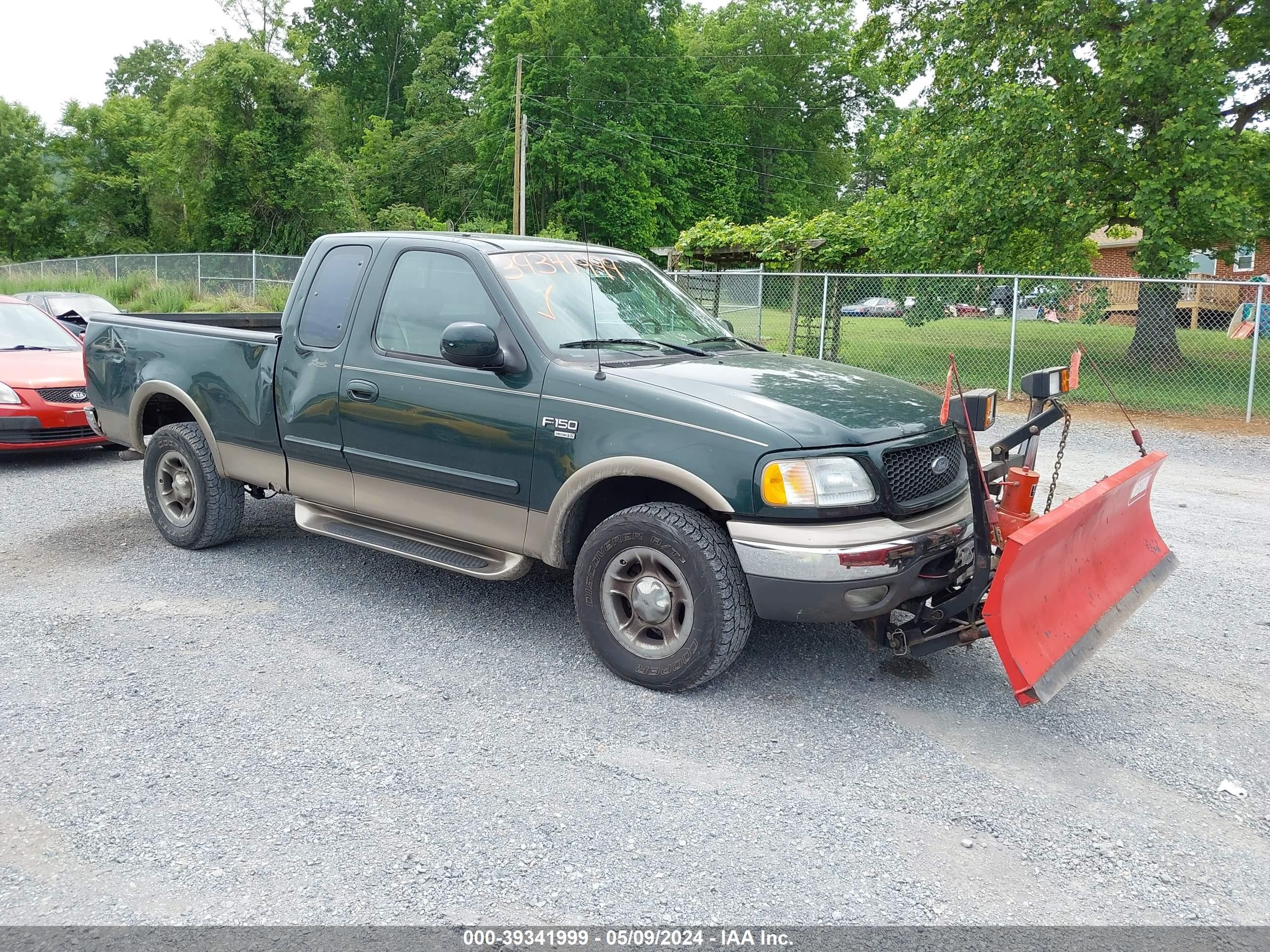 FORD F-150 2002 1ftrx18l42na47058