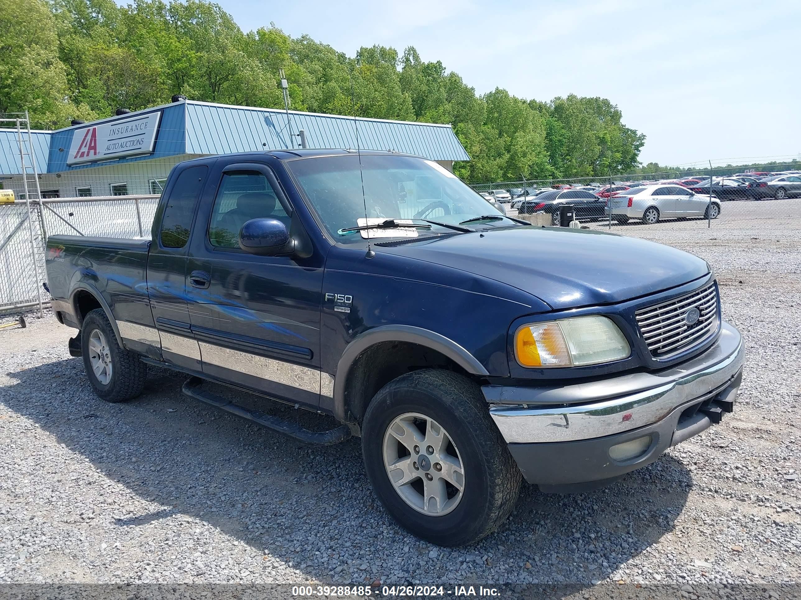 FORD F-150 2002 1ftrx18l82na35883