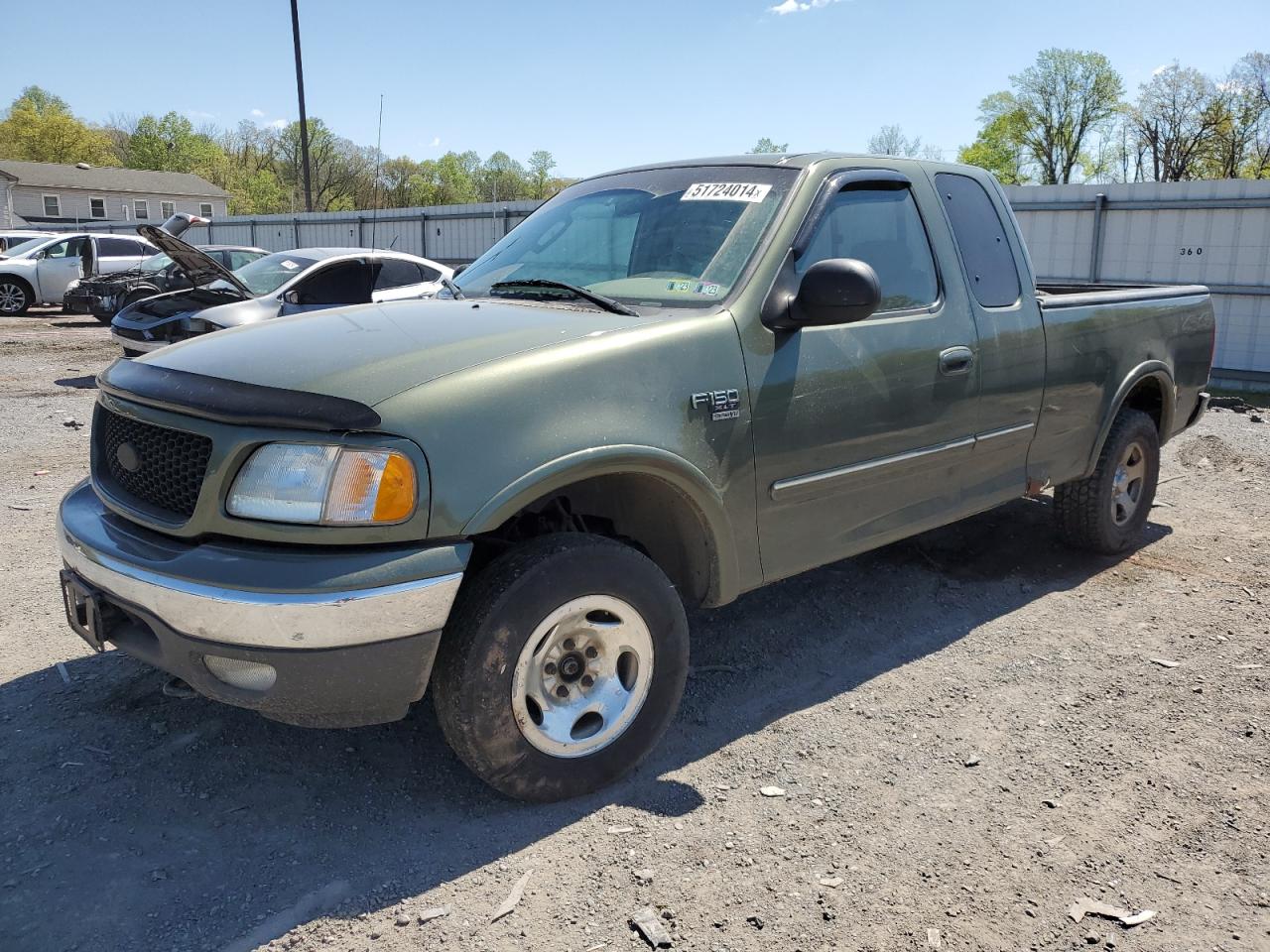 FORD F-150 2002 1ftrx18w32nb87550