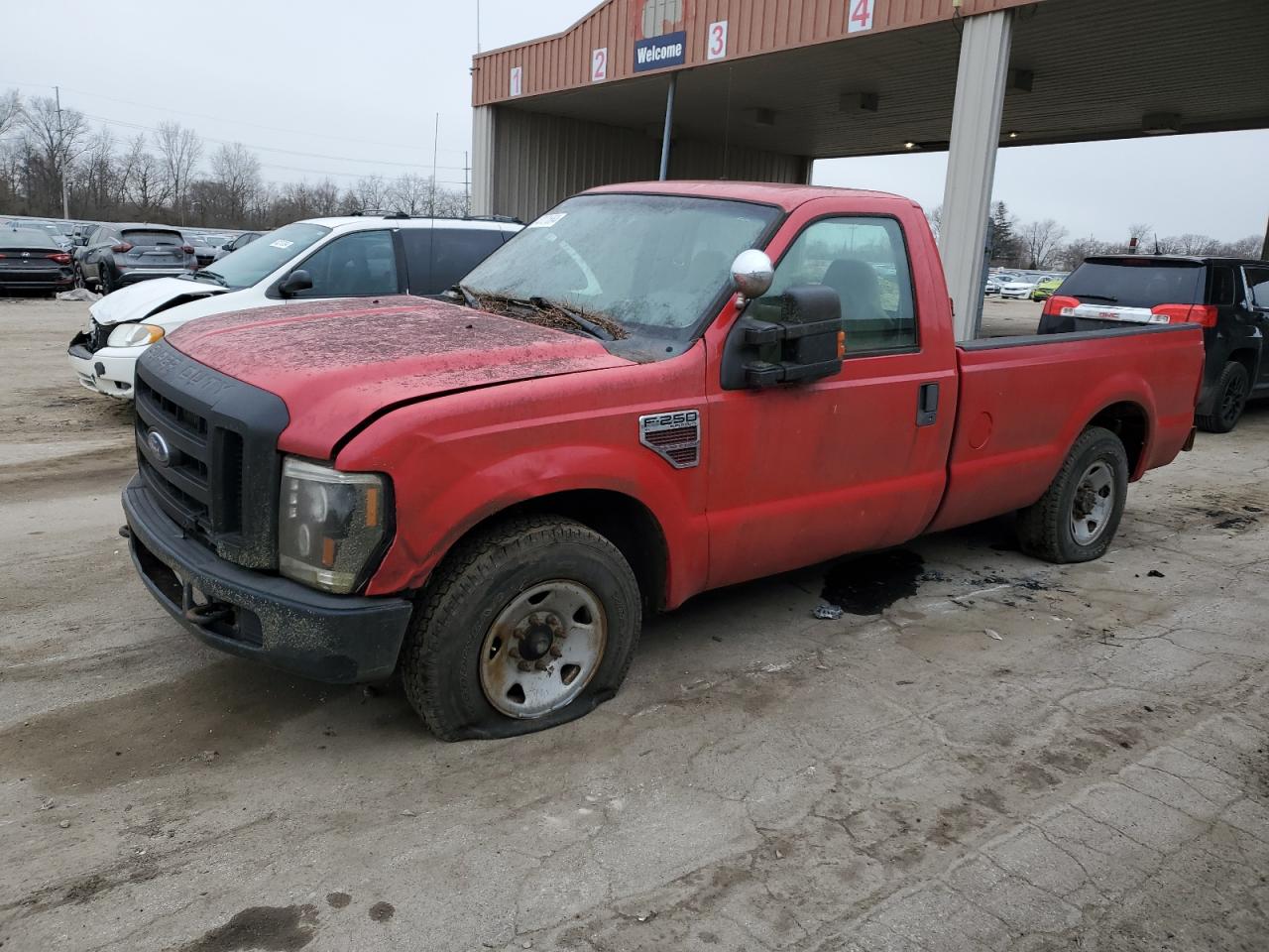 FORD F250 2008 1ftsf20r08ee59089