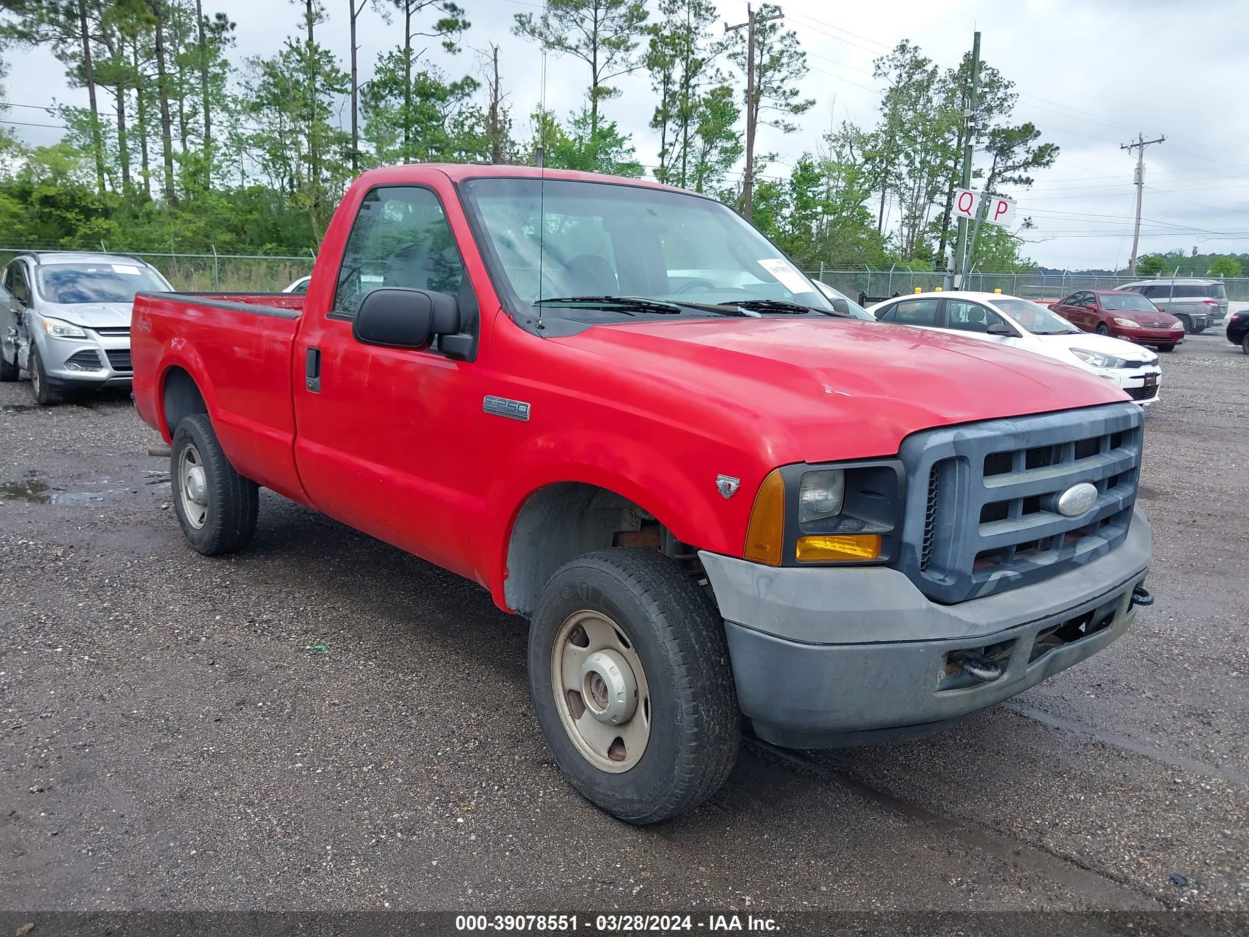 FORD F250 2006 1ftsf21y76ea68718