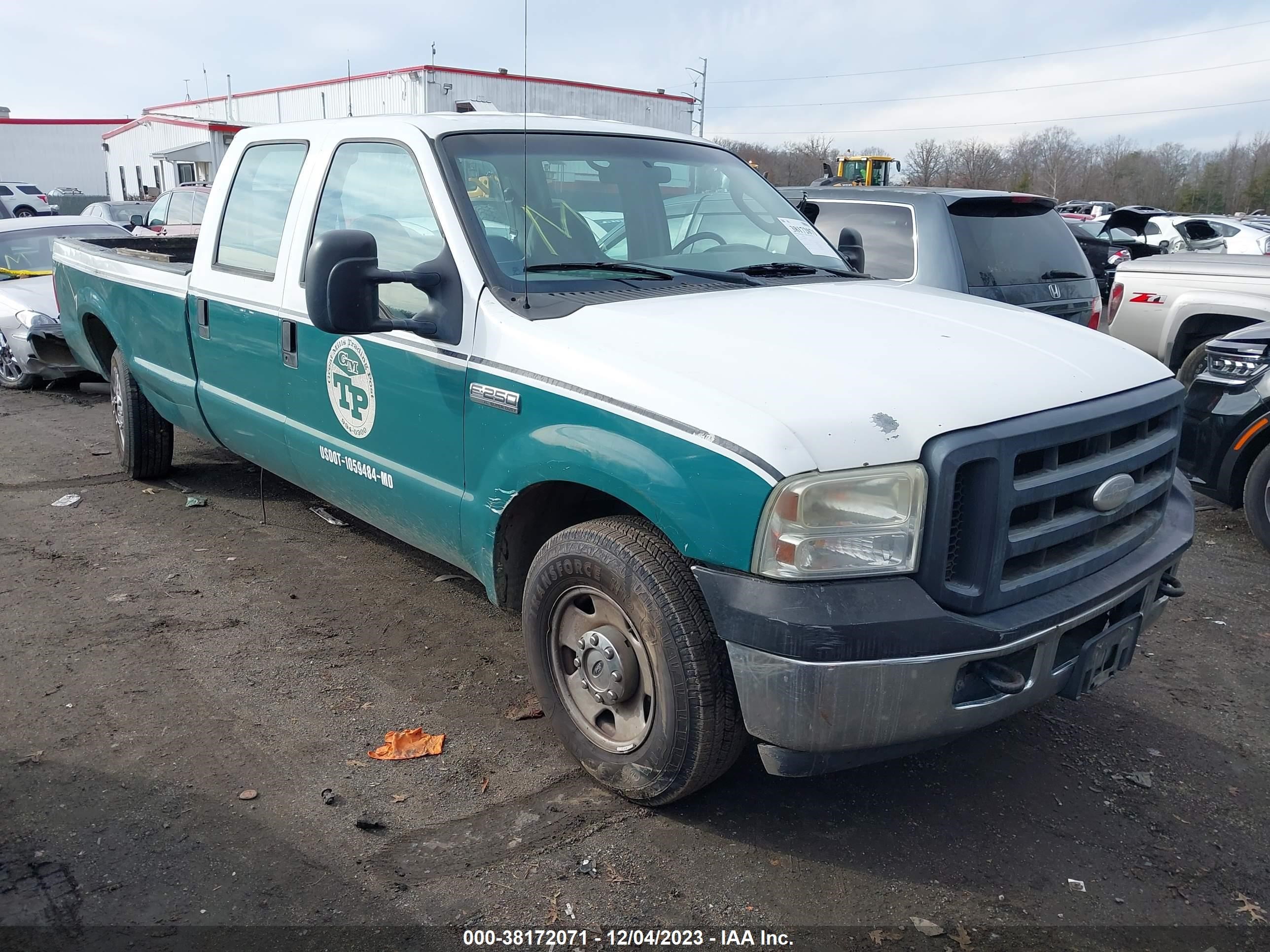 FORD F250 2006 1ftsw20526ed23833