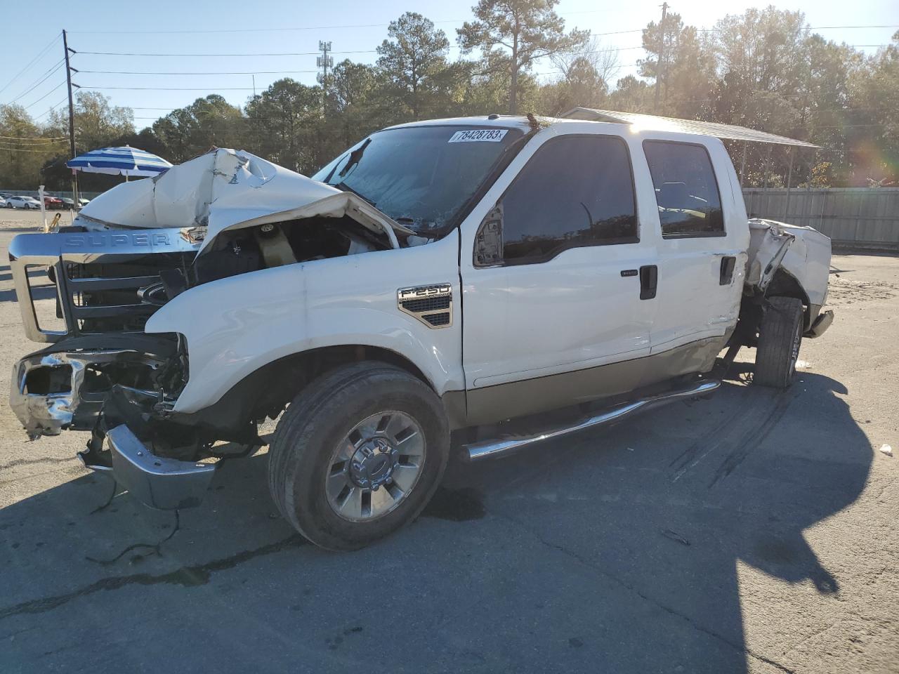 FORD F250 2008 1ftsw20528ee50097