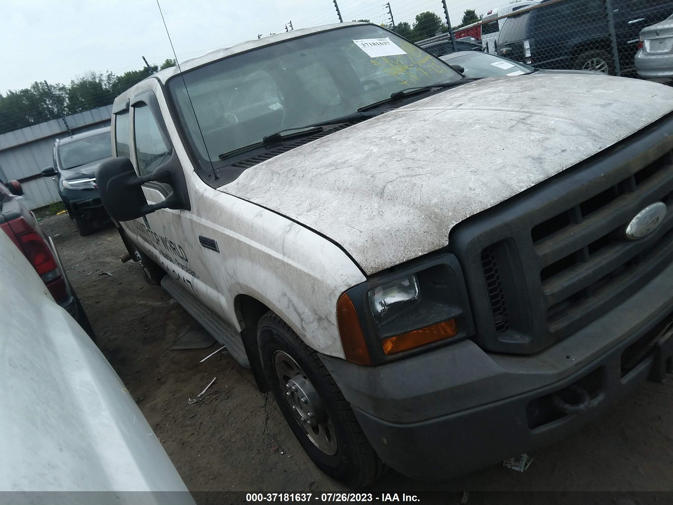 FORD F250 2005 1ftsw20p95ed20962