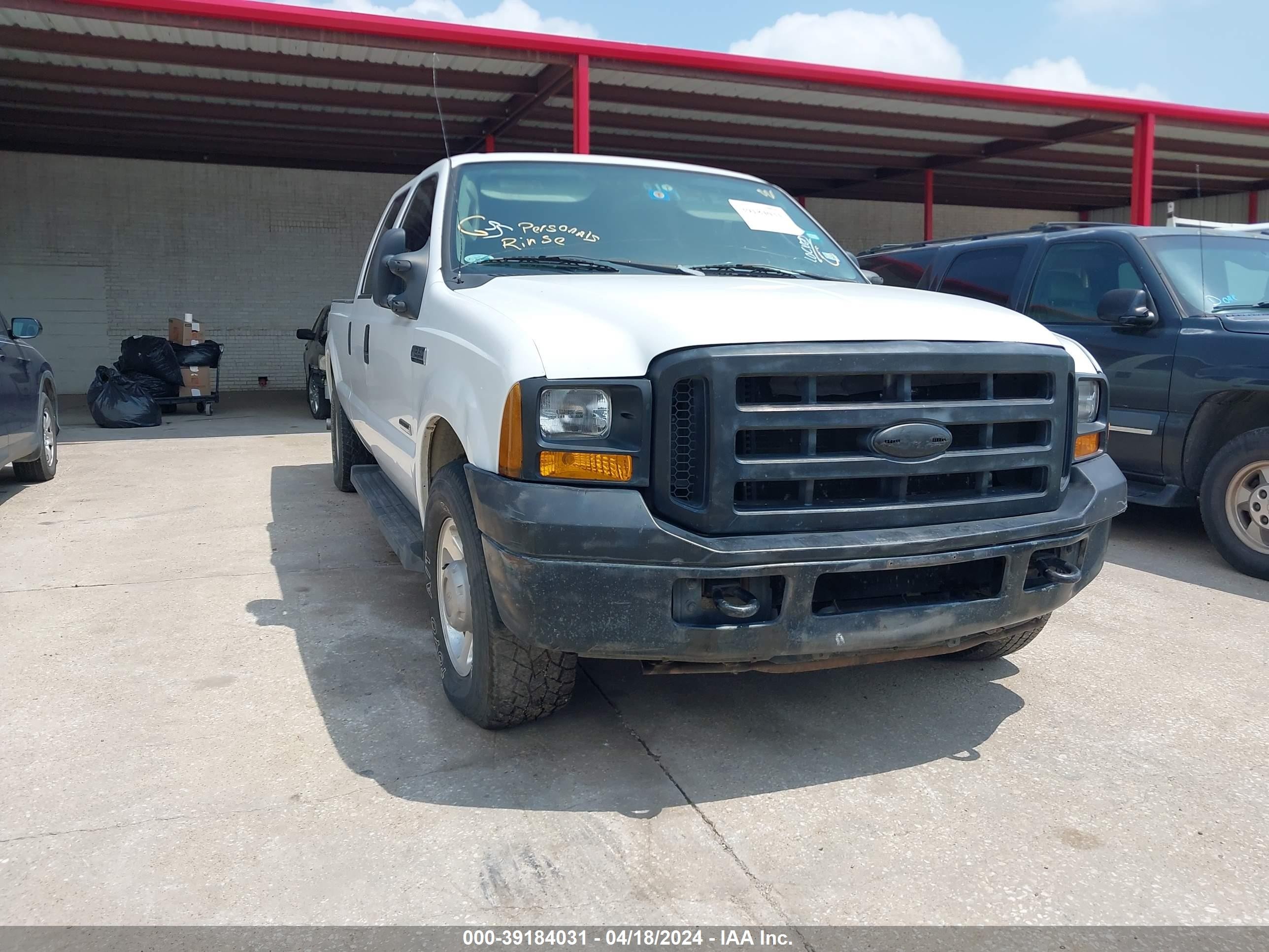 FORD F250 2006 1ftsw20p96eb42357