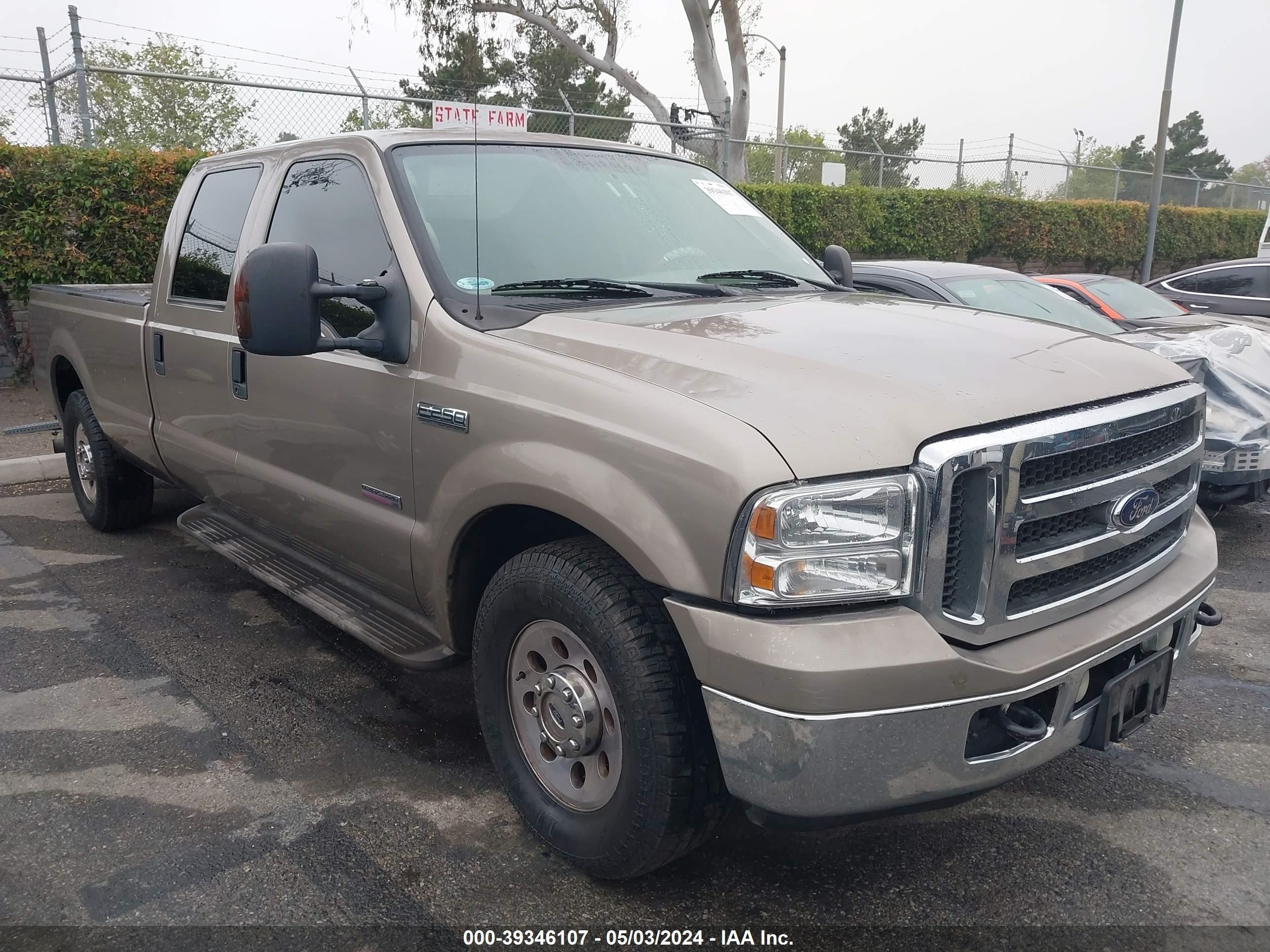 FORD F250 2005 1ftsw20px5ec83372