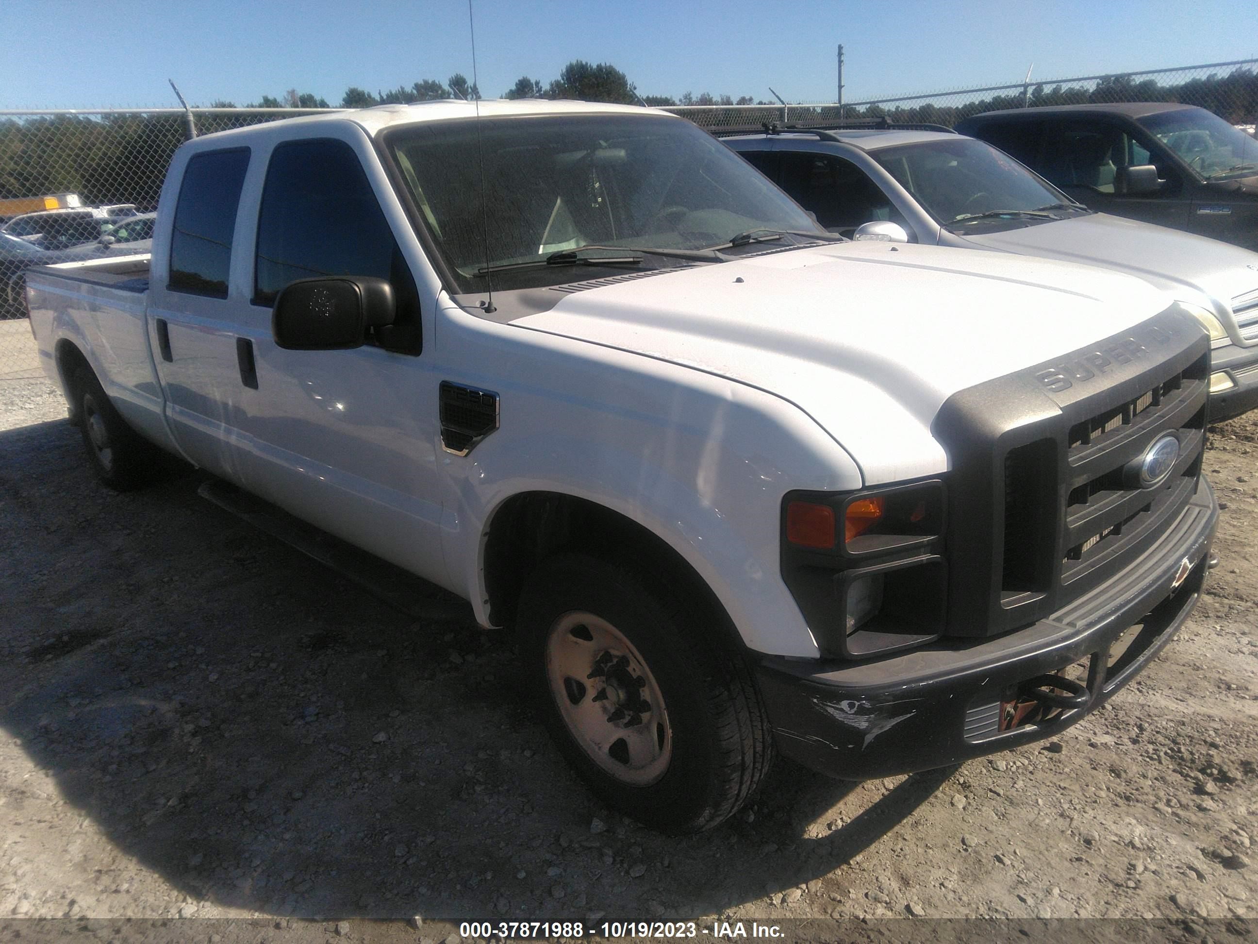 FORD F250 2008 1ftsw20rx8eb67594