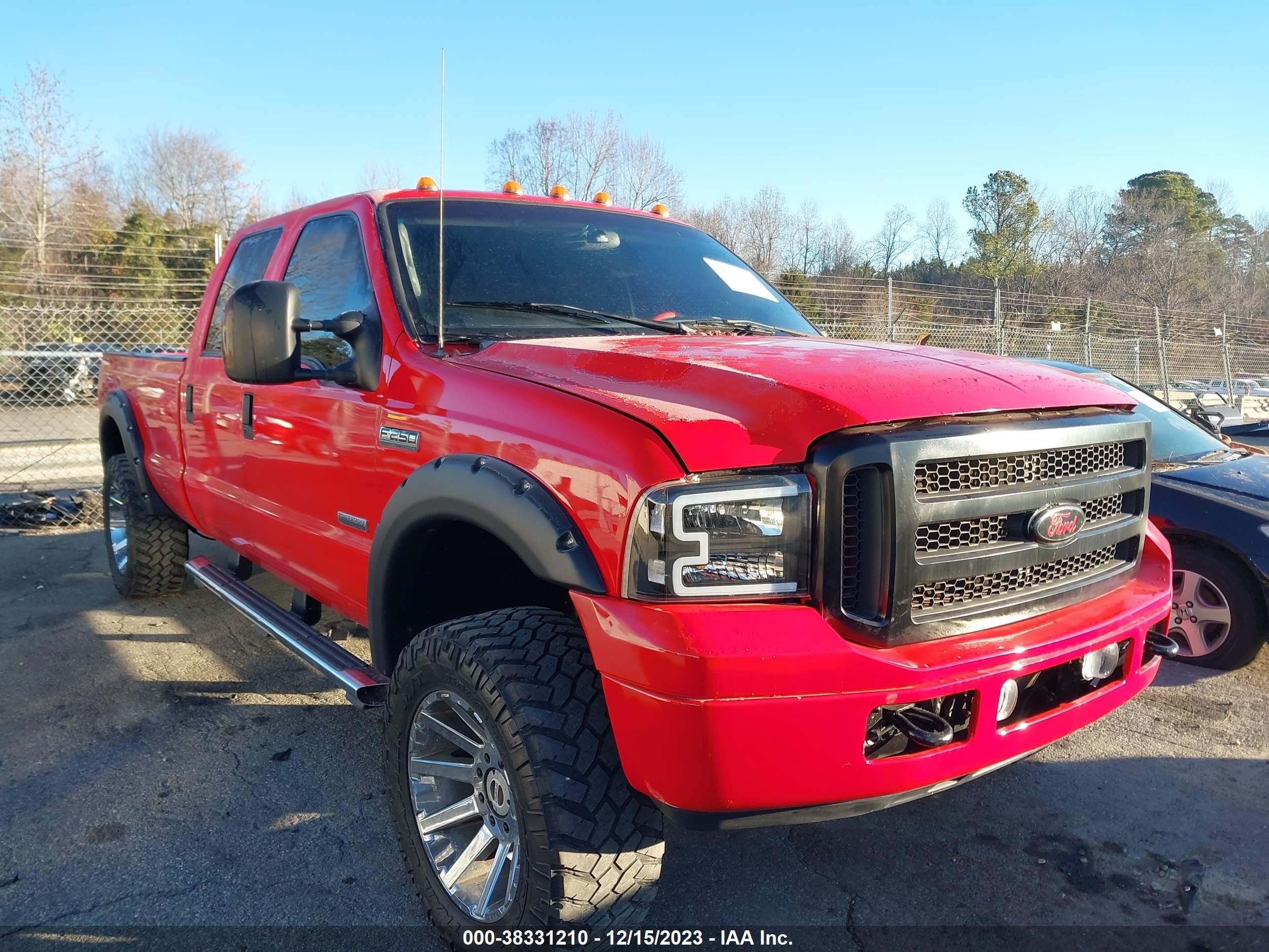 FORD F250 2005 1ftsw21p05ec05889