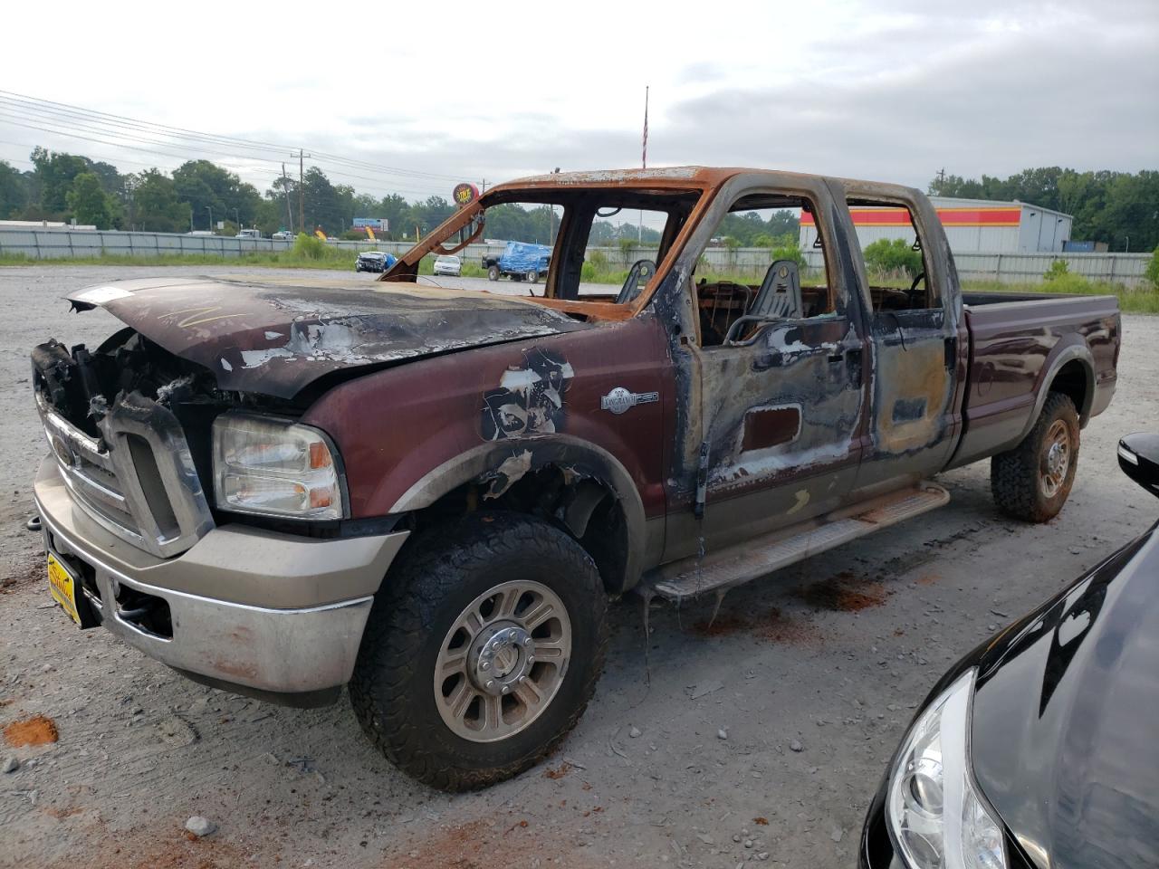 FORD F250 2005 1ftsw21p05ed01117