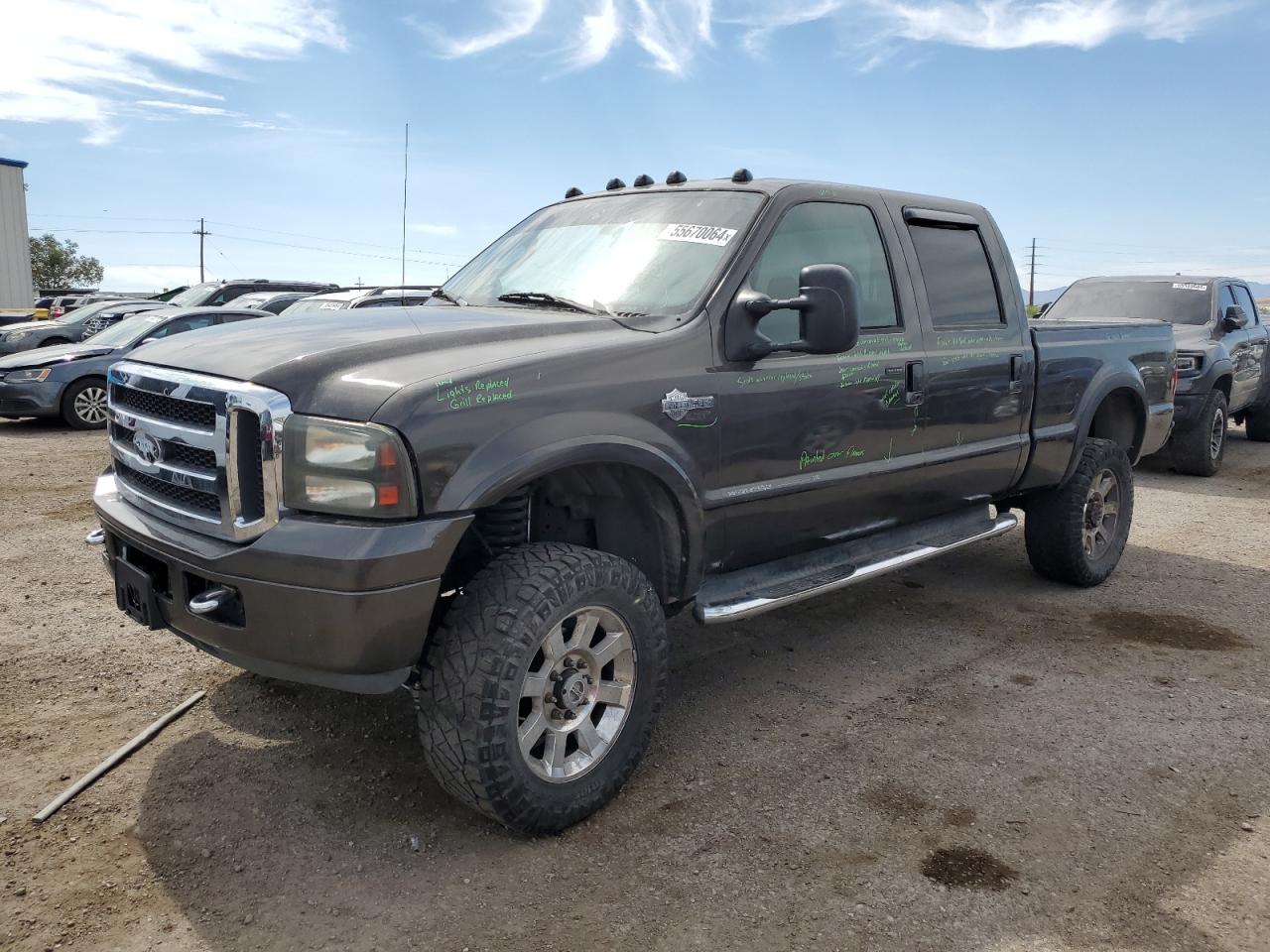 FORD F250 2007 1ftsw21p07ea46214