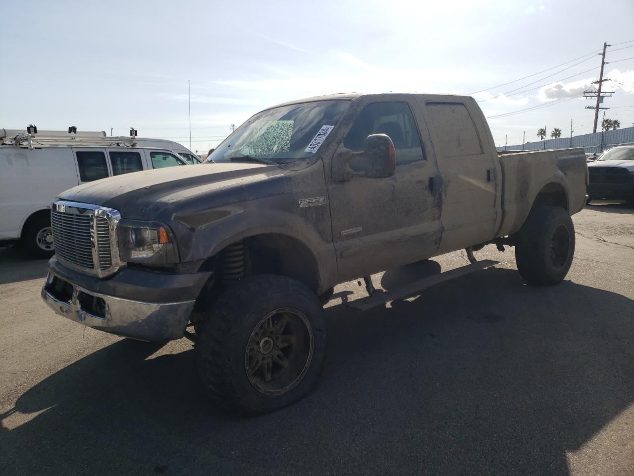 FORD F250 2005 1ftsw21p15eb08121