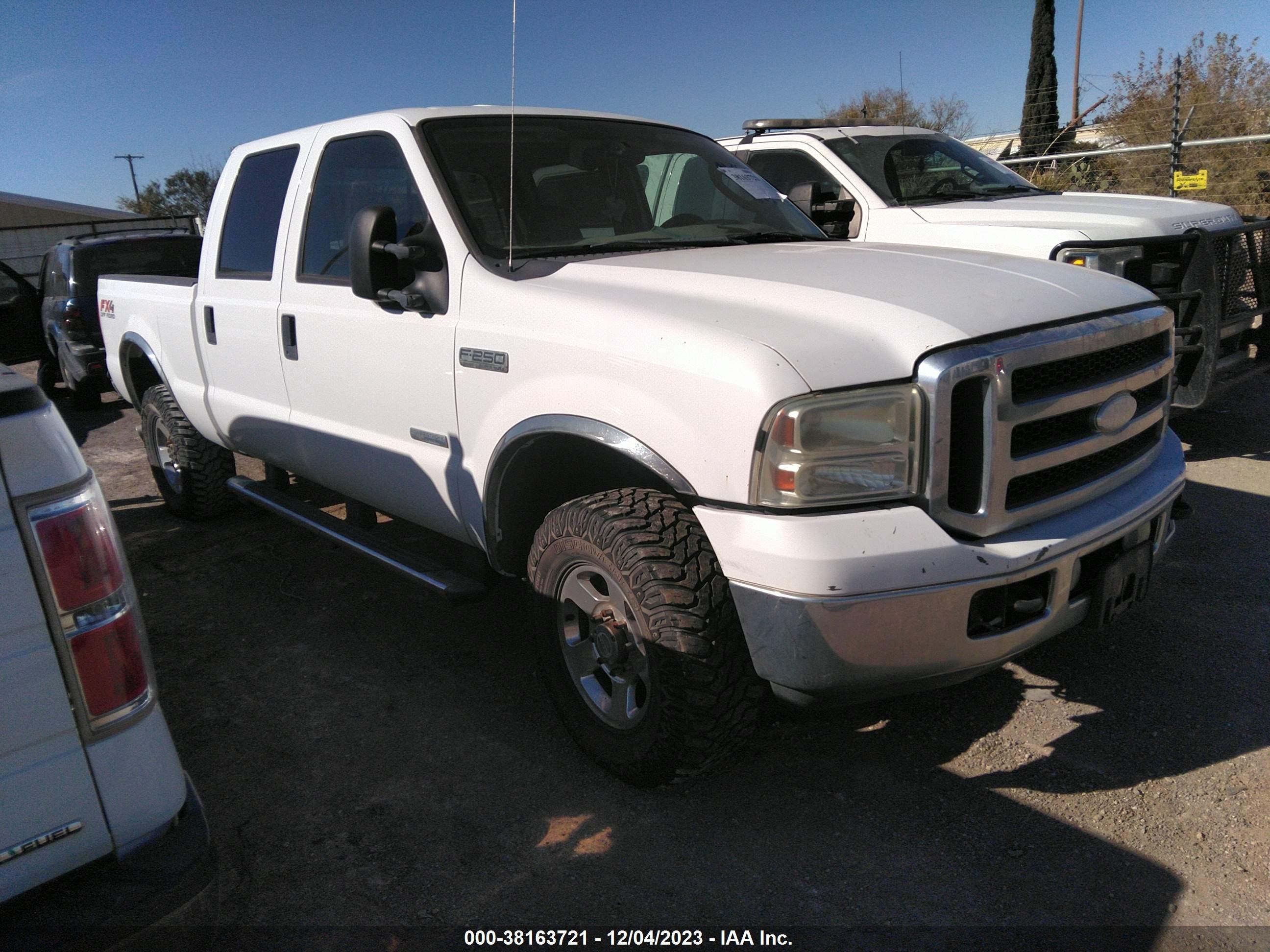 FORD F250 2005 1ftsw21p25eb09391