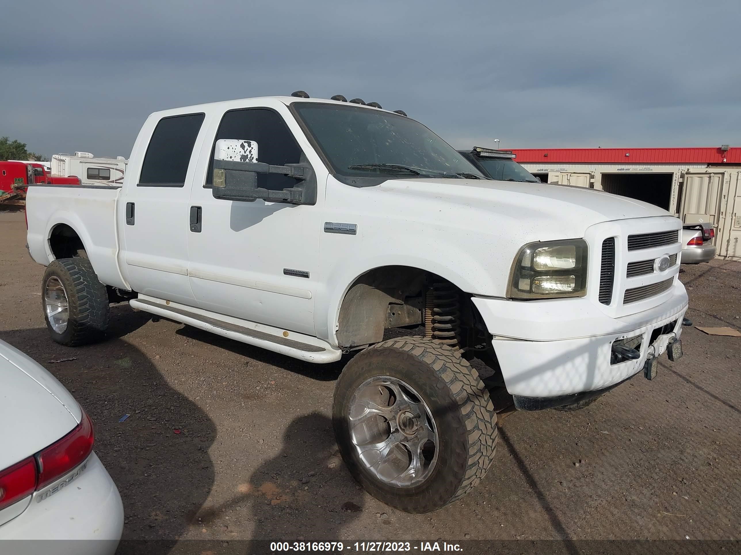 FORD F250 2005 1ftsw21p25ec09636