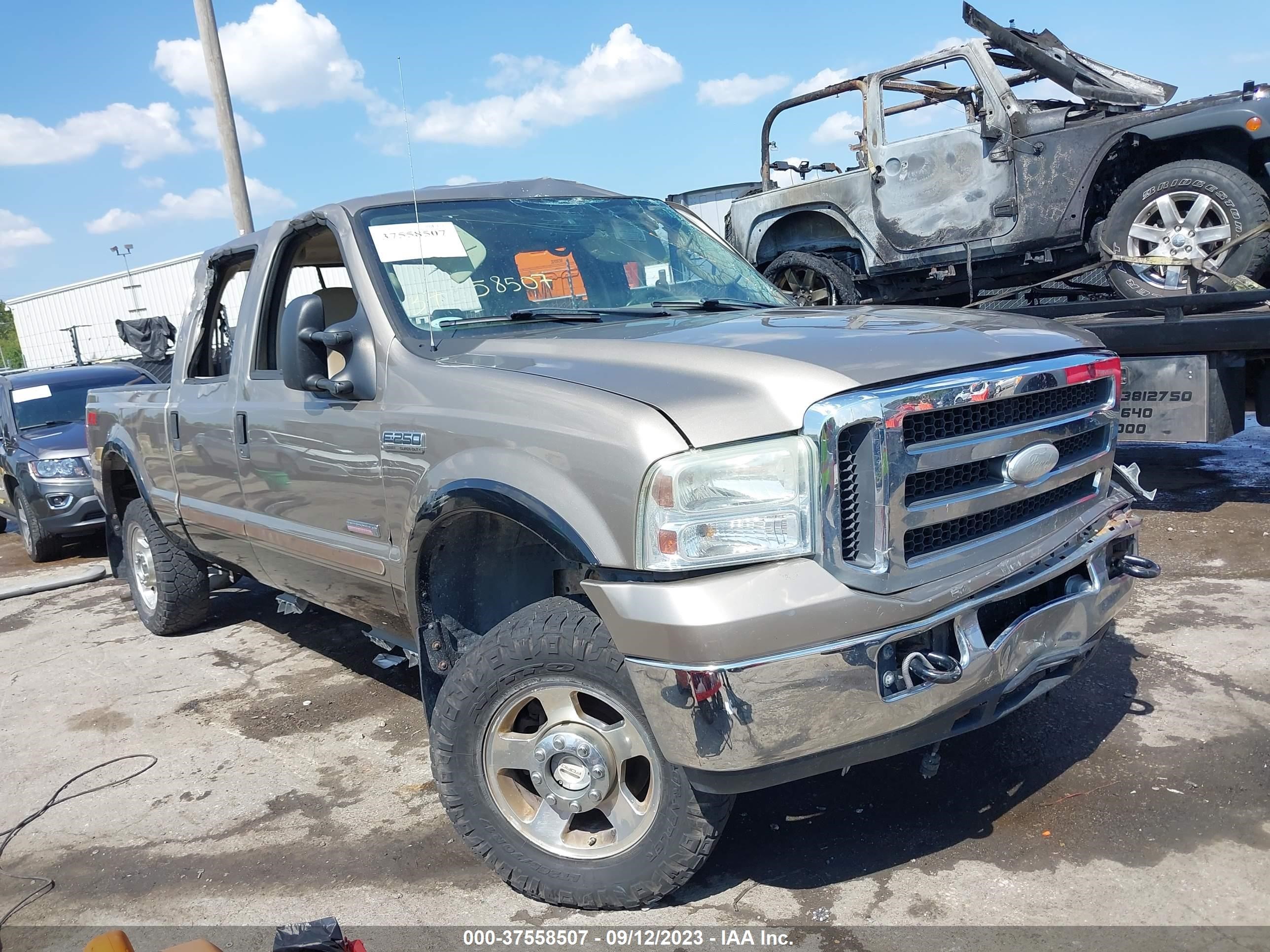 FORD F250 2005 1ftsw21p45ec47921