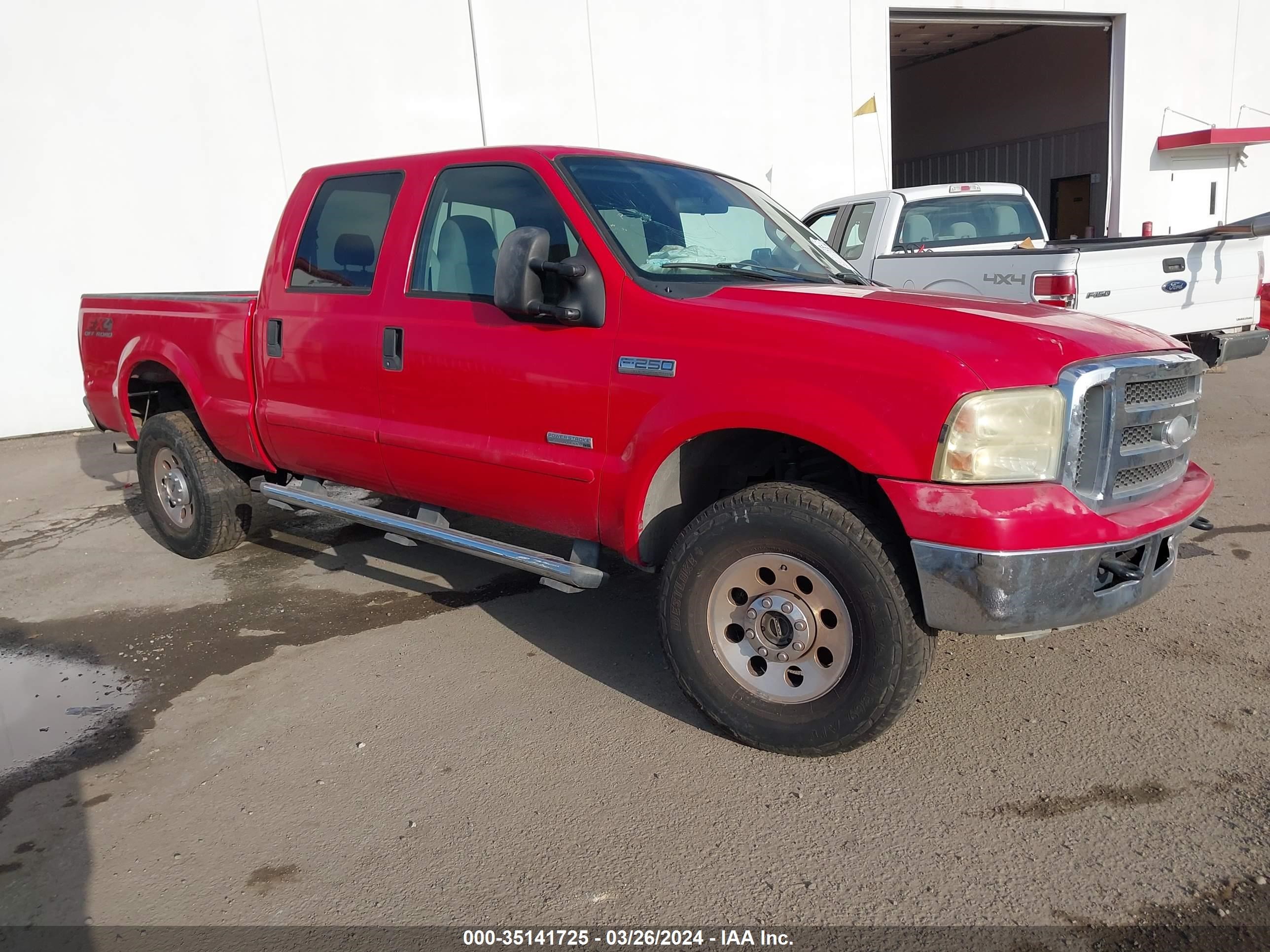 FORD F250 2005 1ftsw21p45ec82023