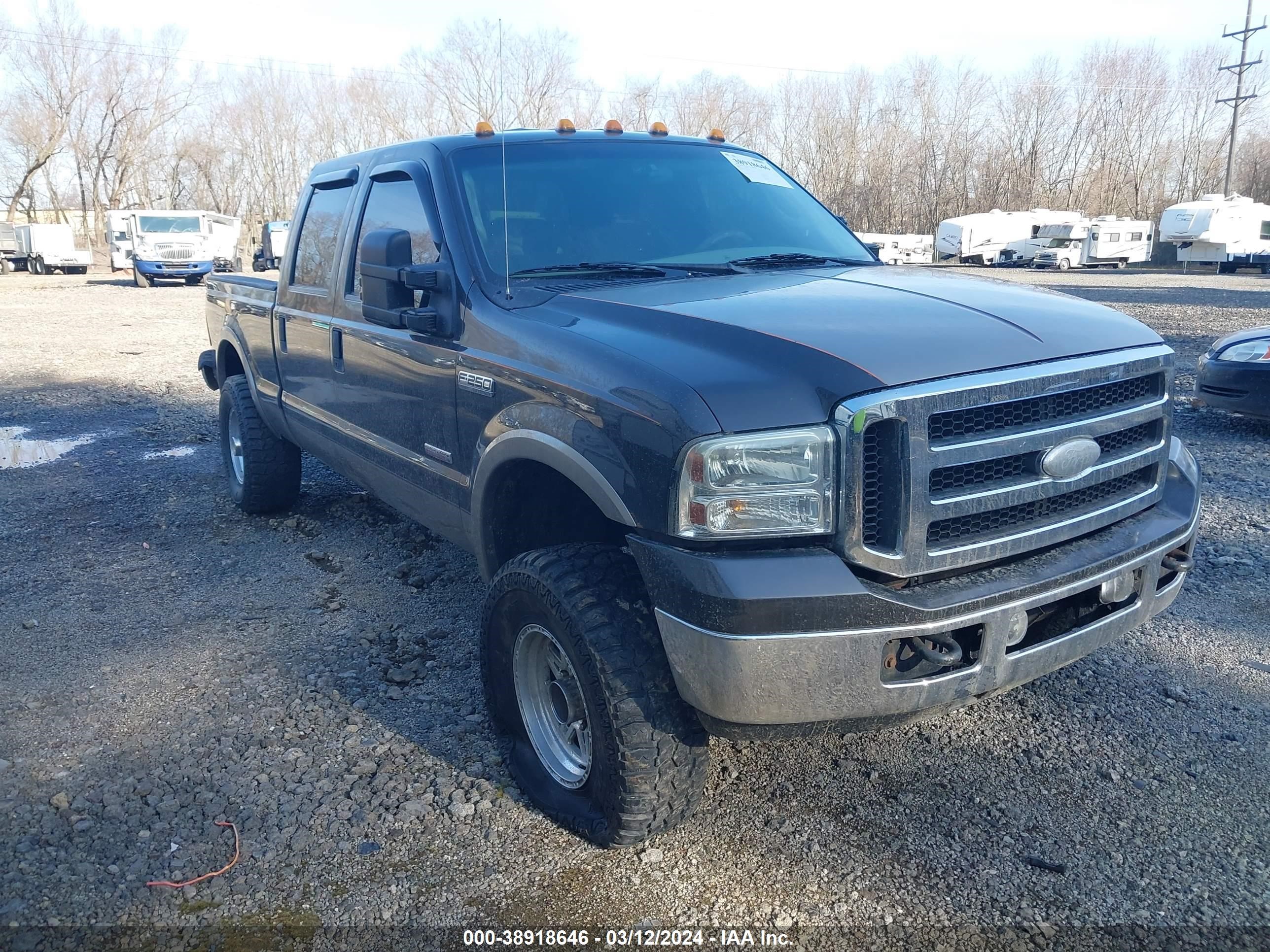 FORD F250 2005 1ftsw21p55ea14646