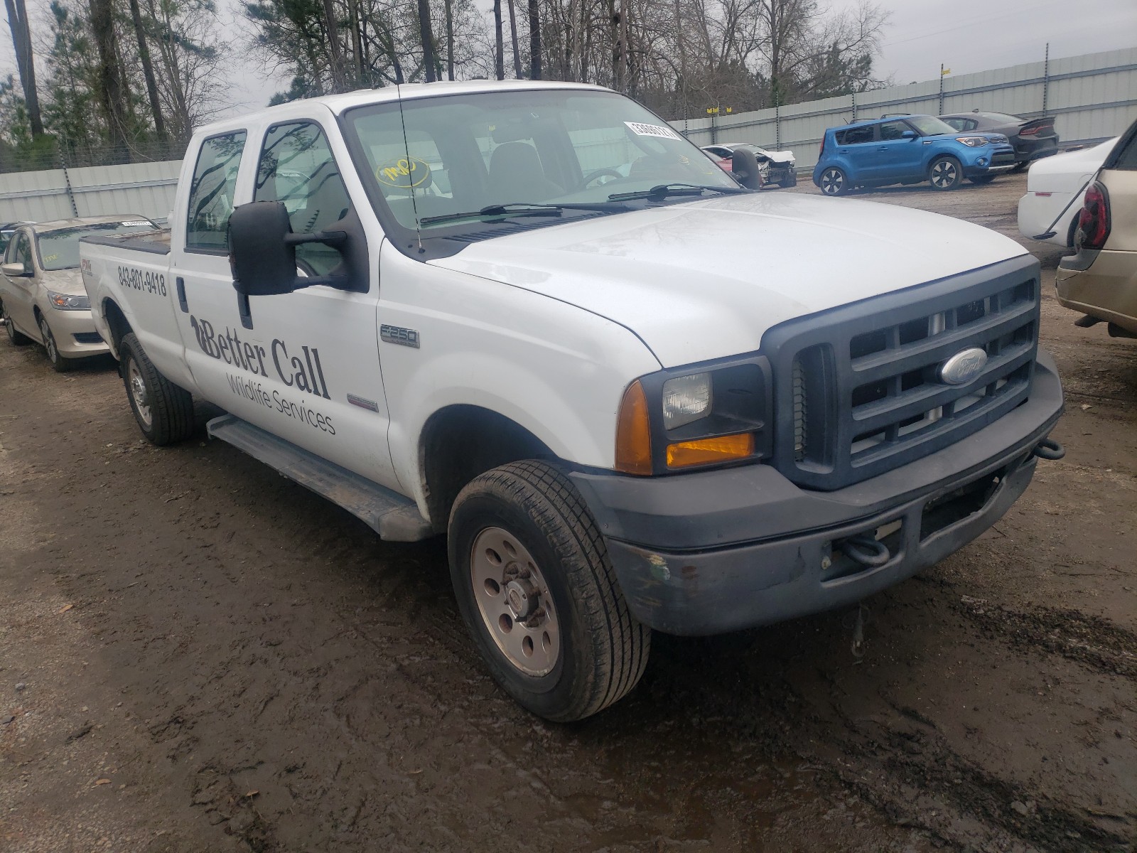 FORD F250 SUPER 2007 1ftsw21p67eb02365