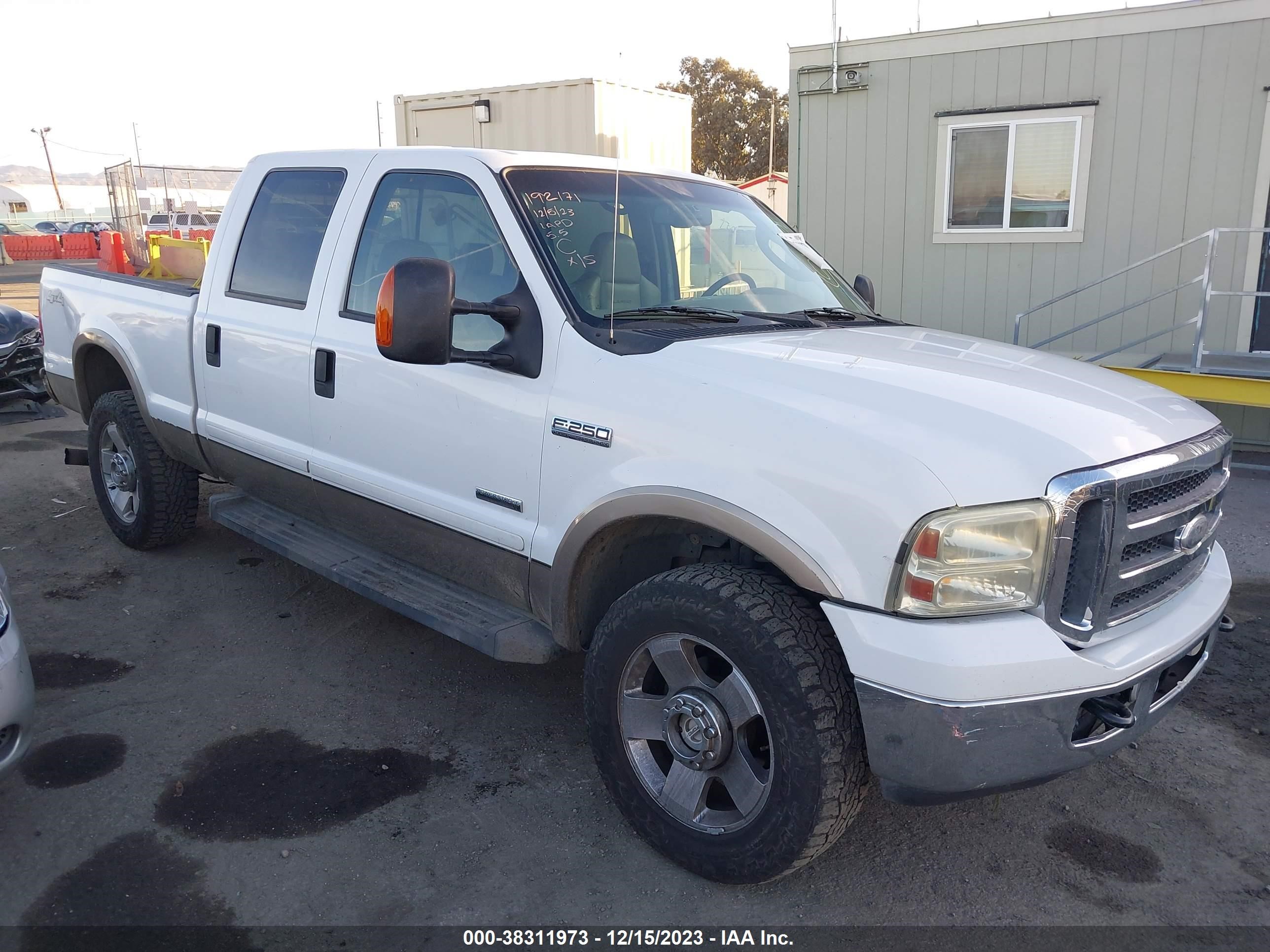 FORD F250 2006 1ftsw21p76ea28047