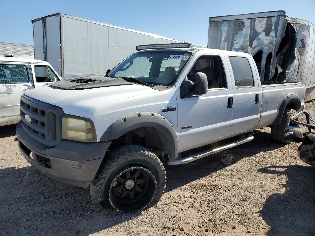 FORD F250 2007 1ftsw21p87eb44343