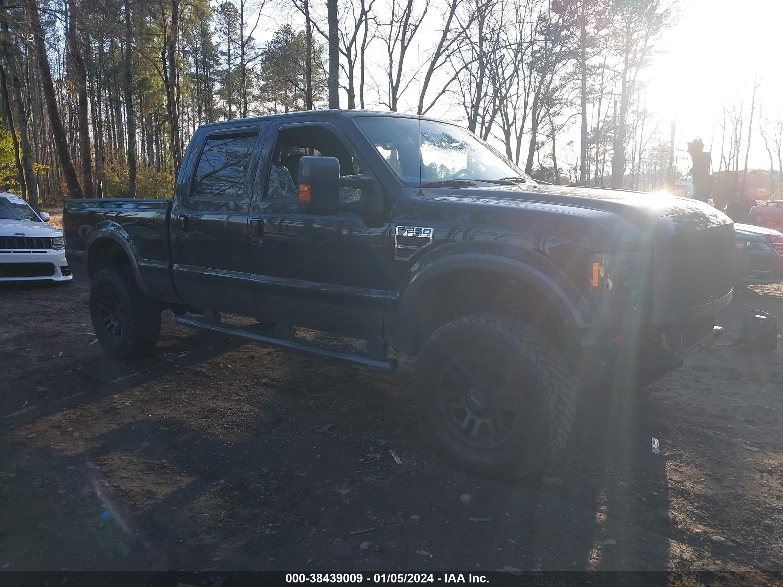 FORD F250 2008 1ftsw21r18ea38187