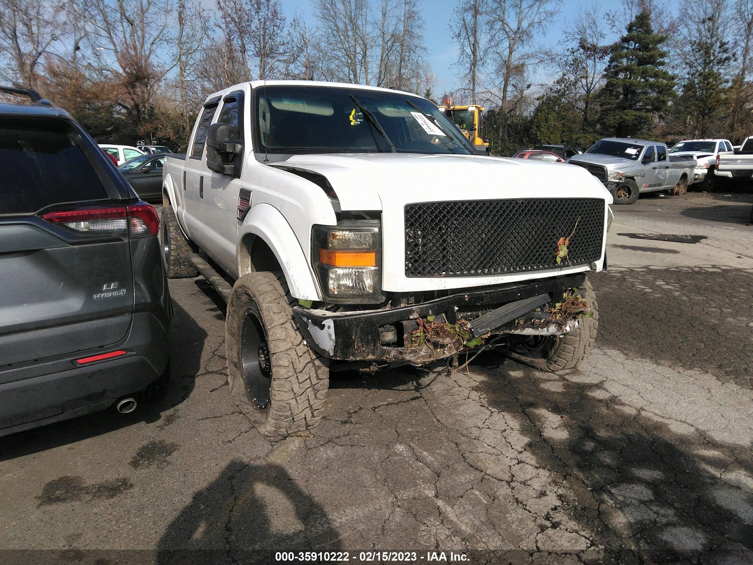 FORD F250 2008 1ftsw21r38ea72390