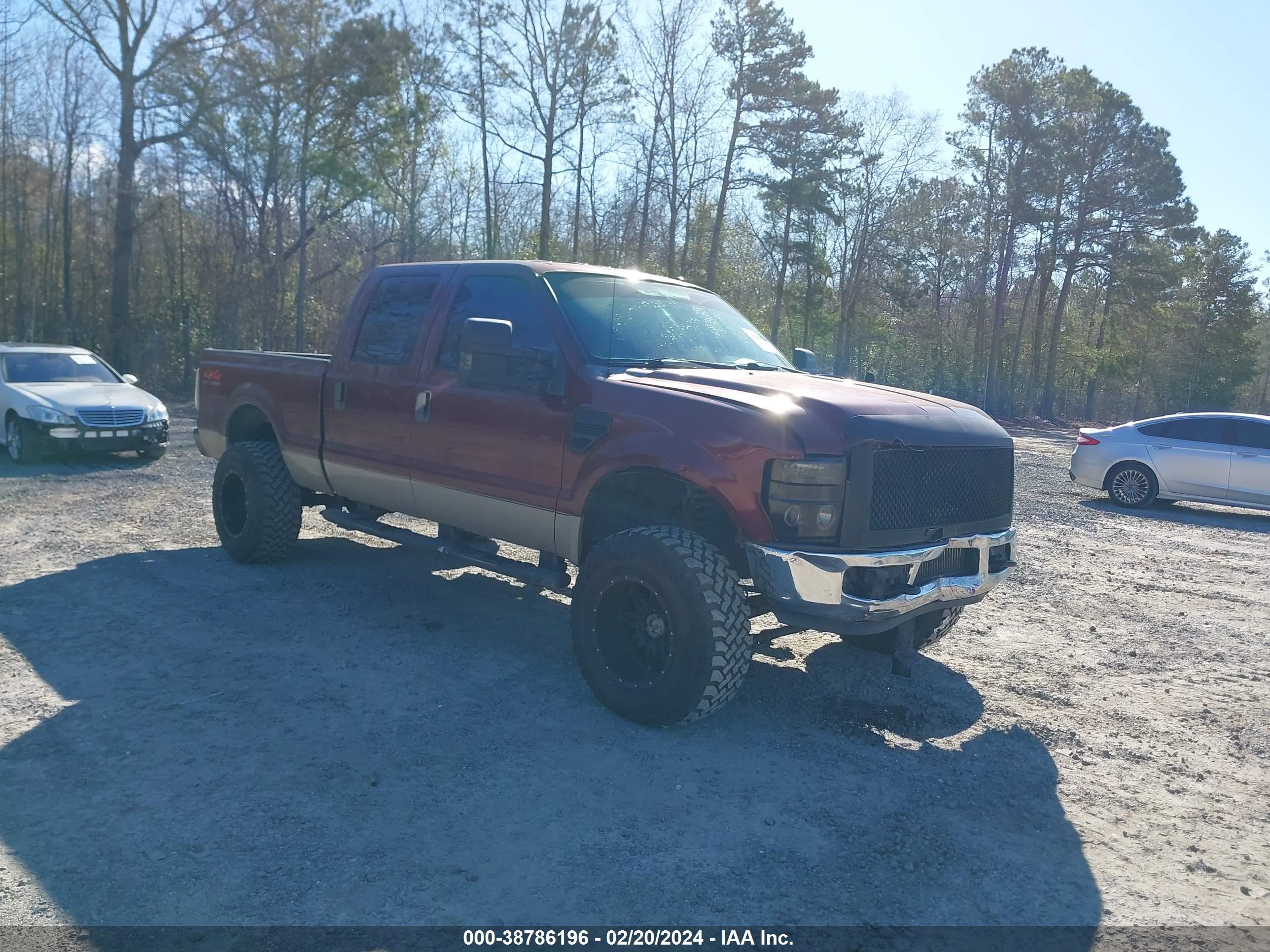 FORD F250 2008 1ftsw21r58eb56744