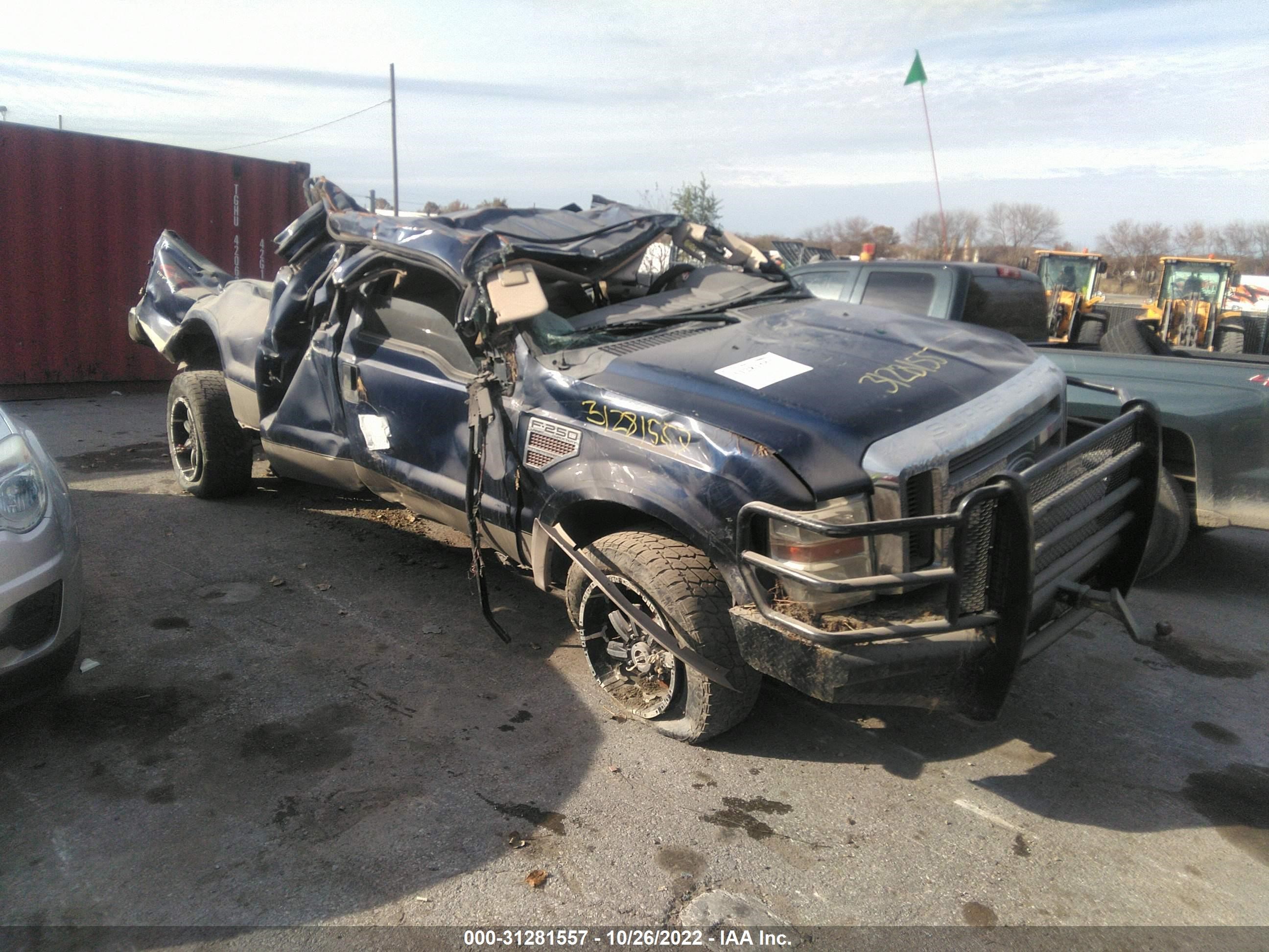 FORD F250 2008 1ftsw21r58ec10771