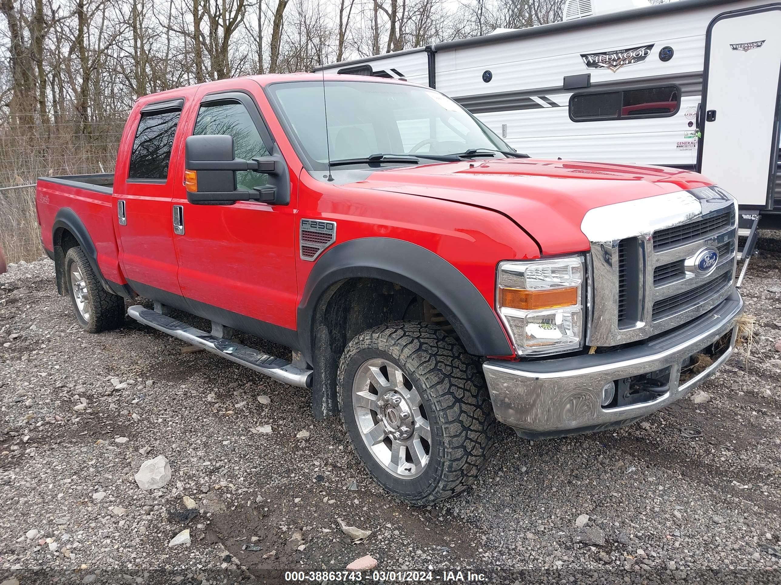 FORD F250 2008 1ftsw21r98eb40787