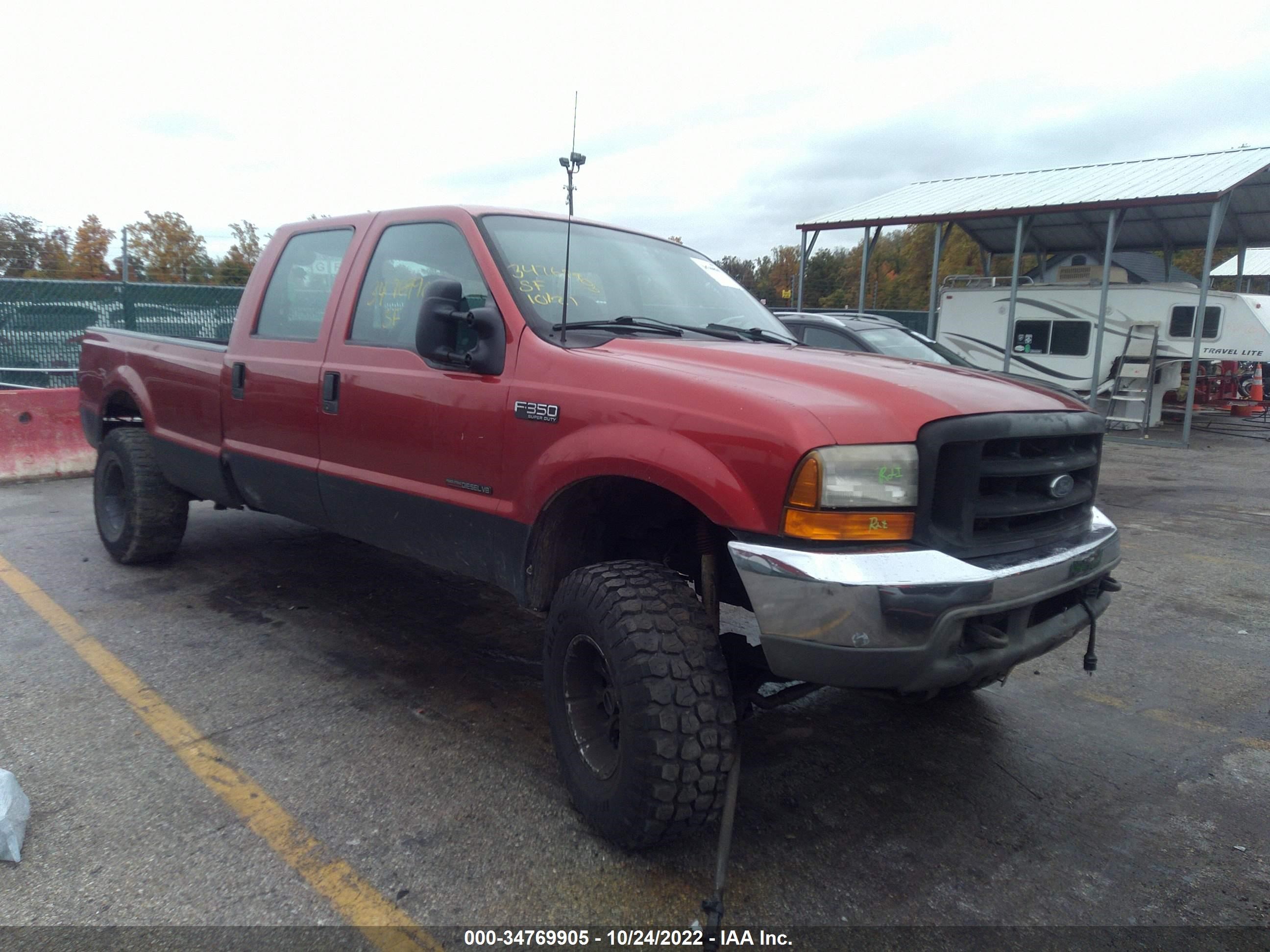 FORD F350 1999 1ftsw31f0xed62189