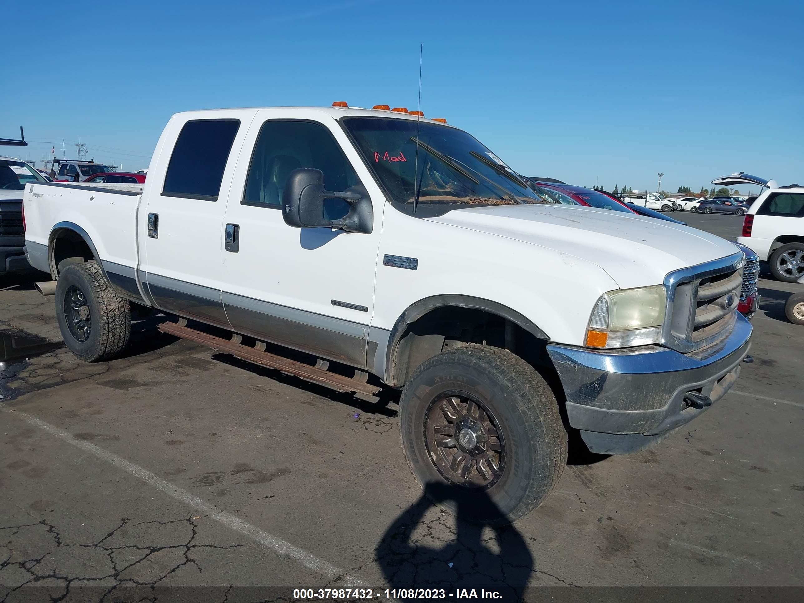 FORD F350 2002 1ftsw31f12ec86992