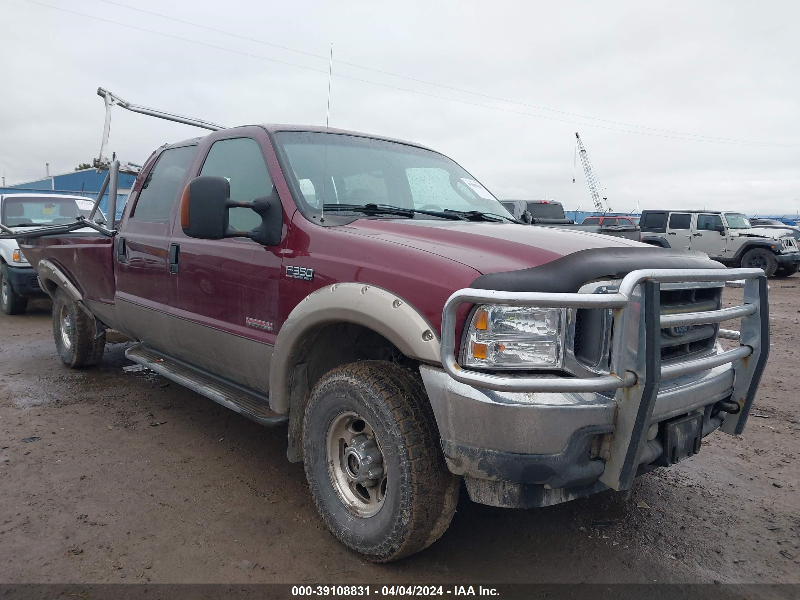 FORD F350 2004 1ftsw31p34ec02389