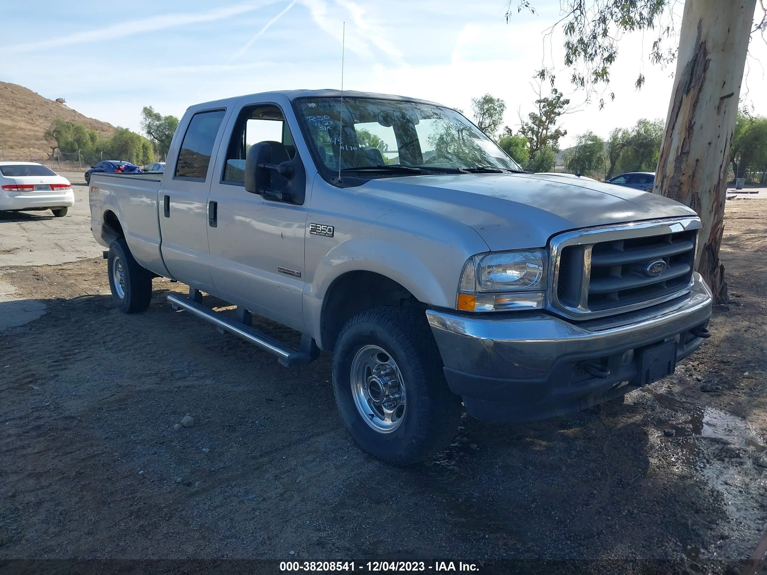 FORD F350 2004 1ftsw31p54ed88498