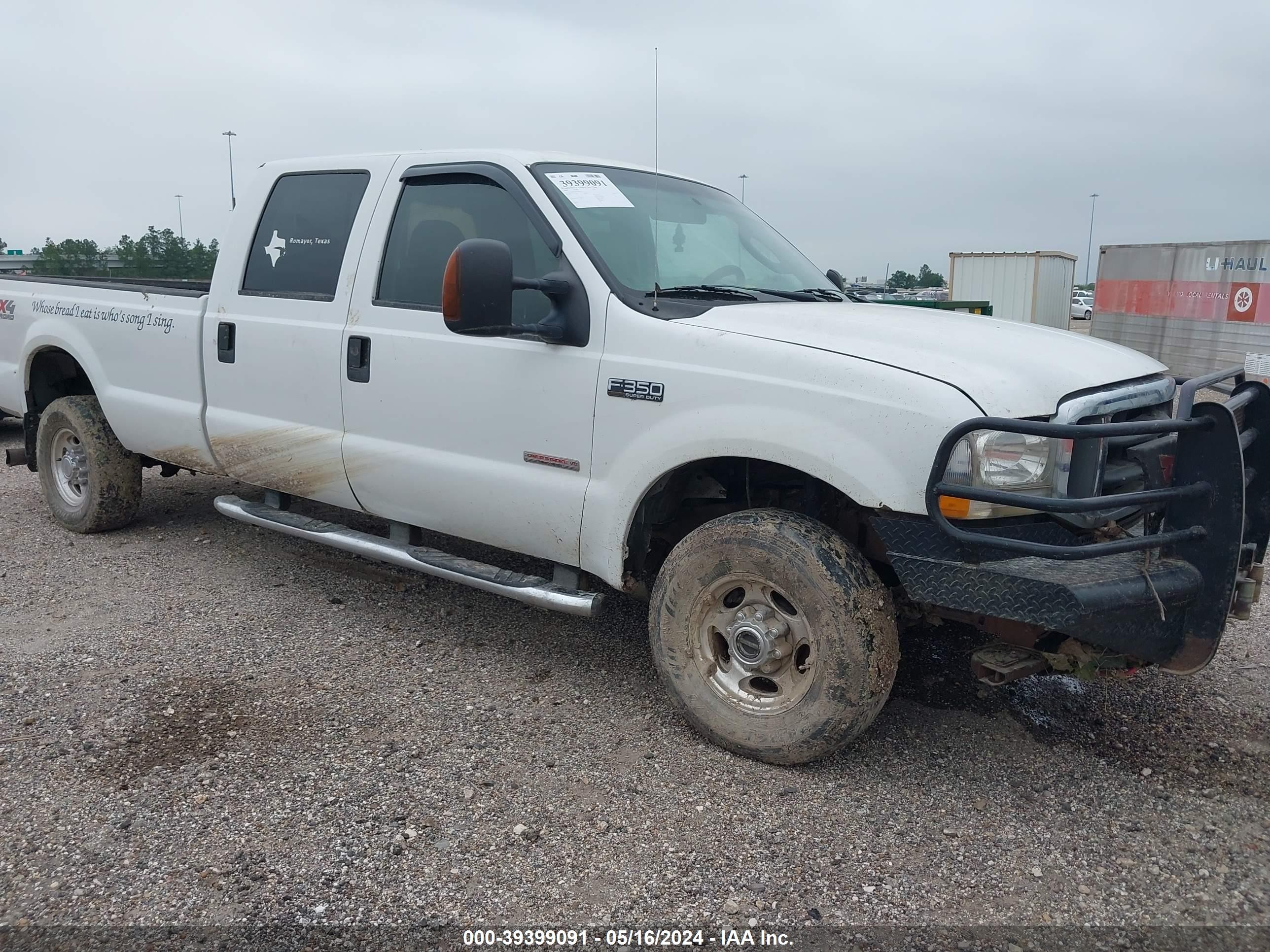 FORD F350 2004 1ftsw31p64ea11520