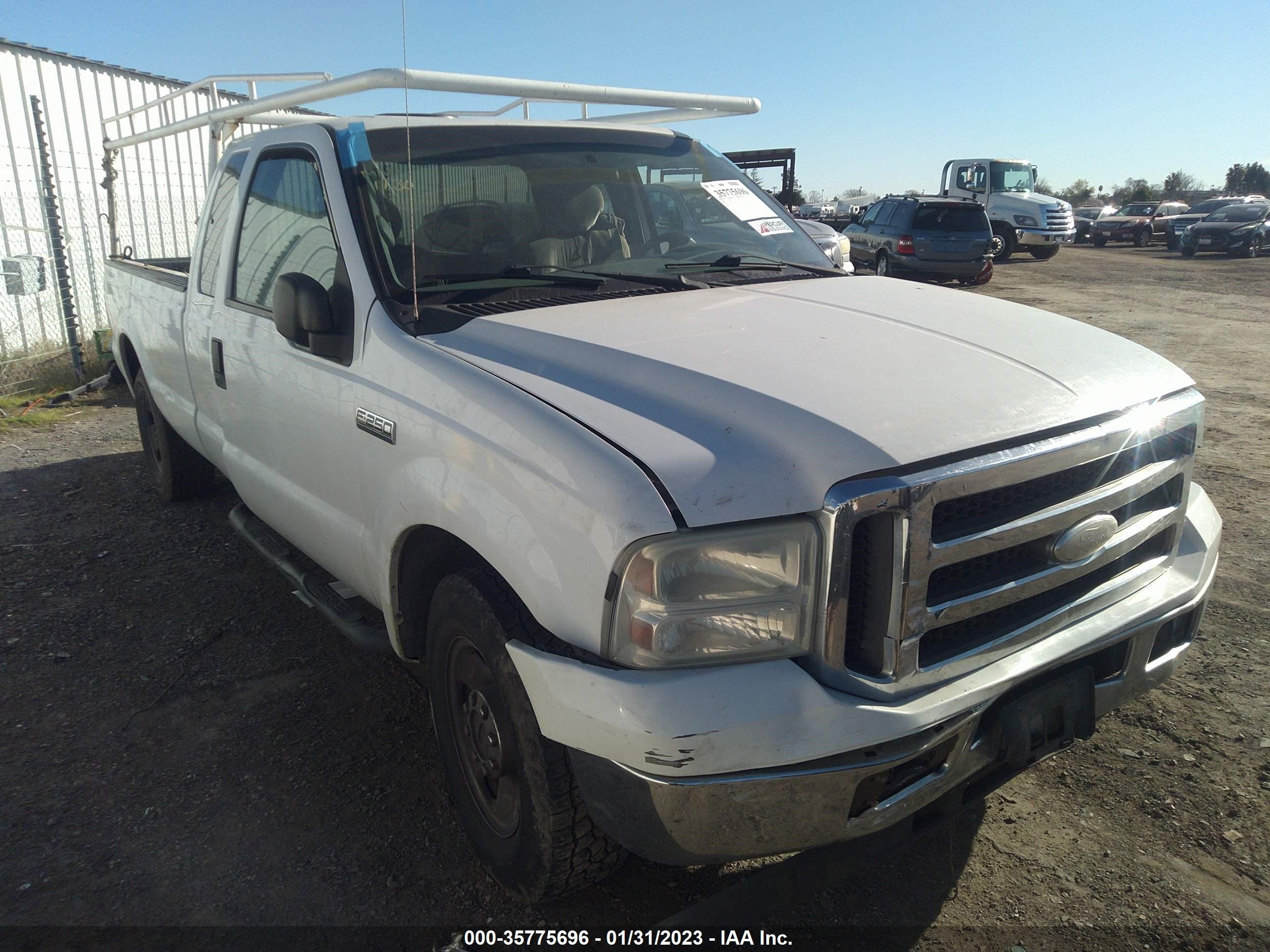 FORD F250 2005 1ftsx20545ea01805