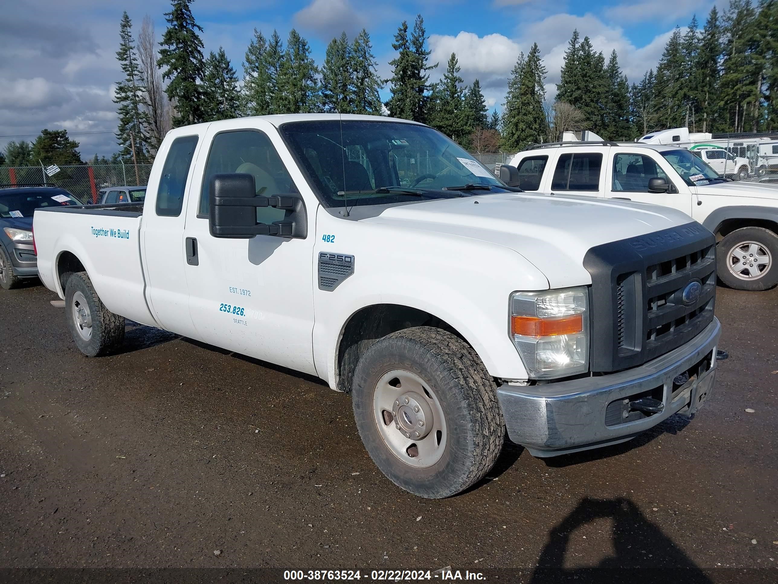 FORD F250 2008 1ftsx20578ec48420