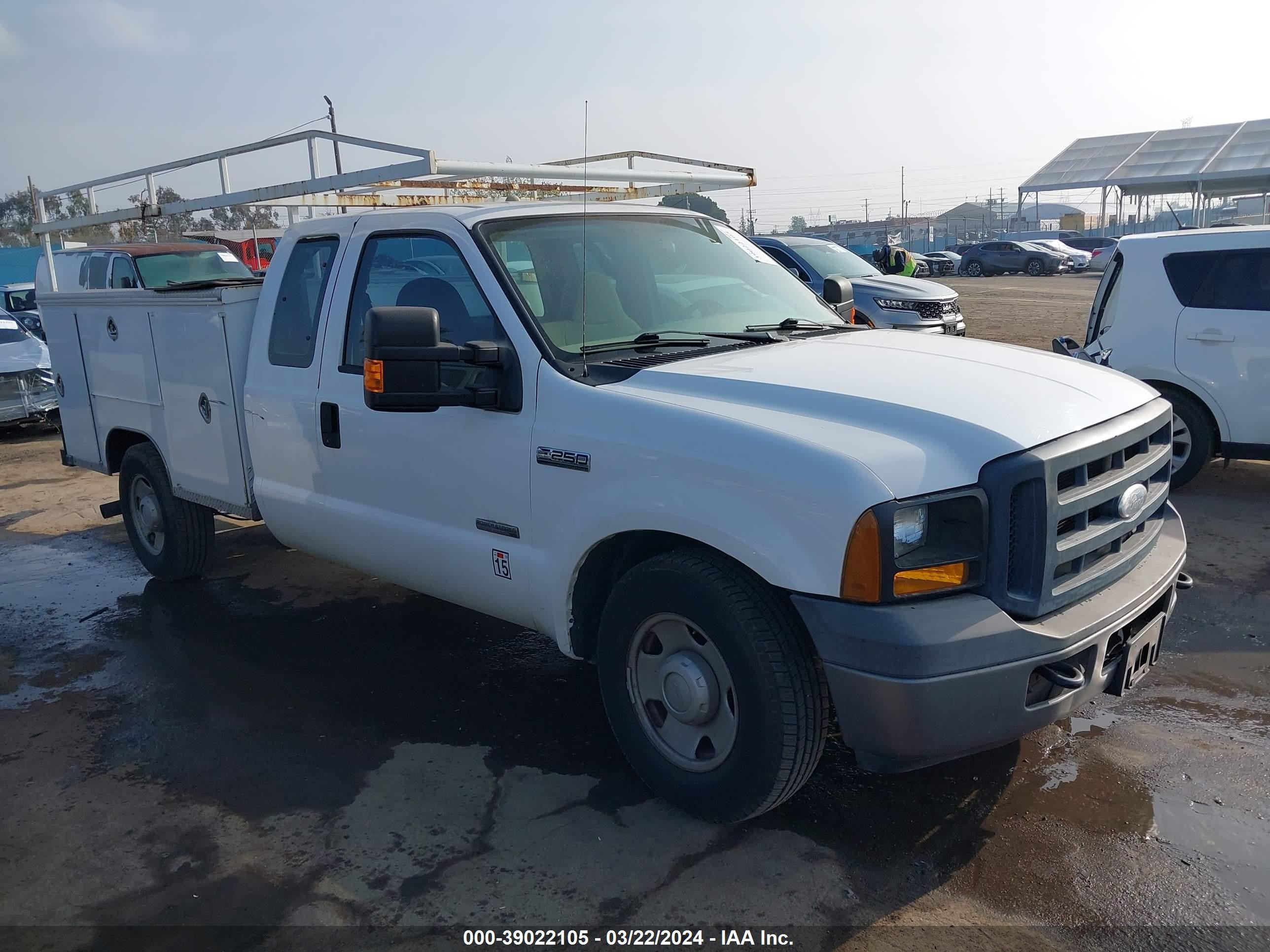 FORD F250 2006 1ftsx20p46ea69945