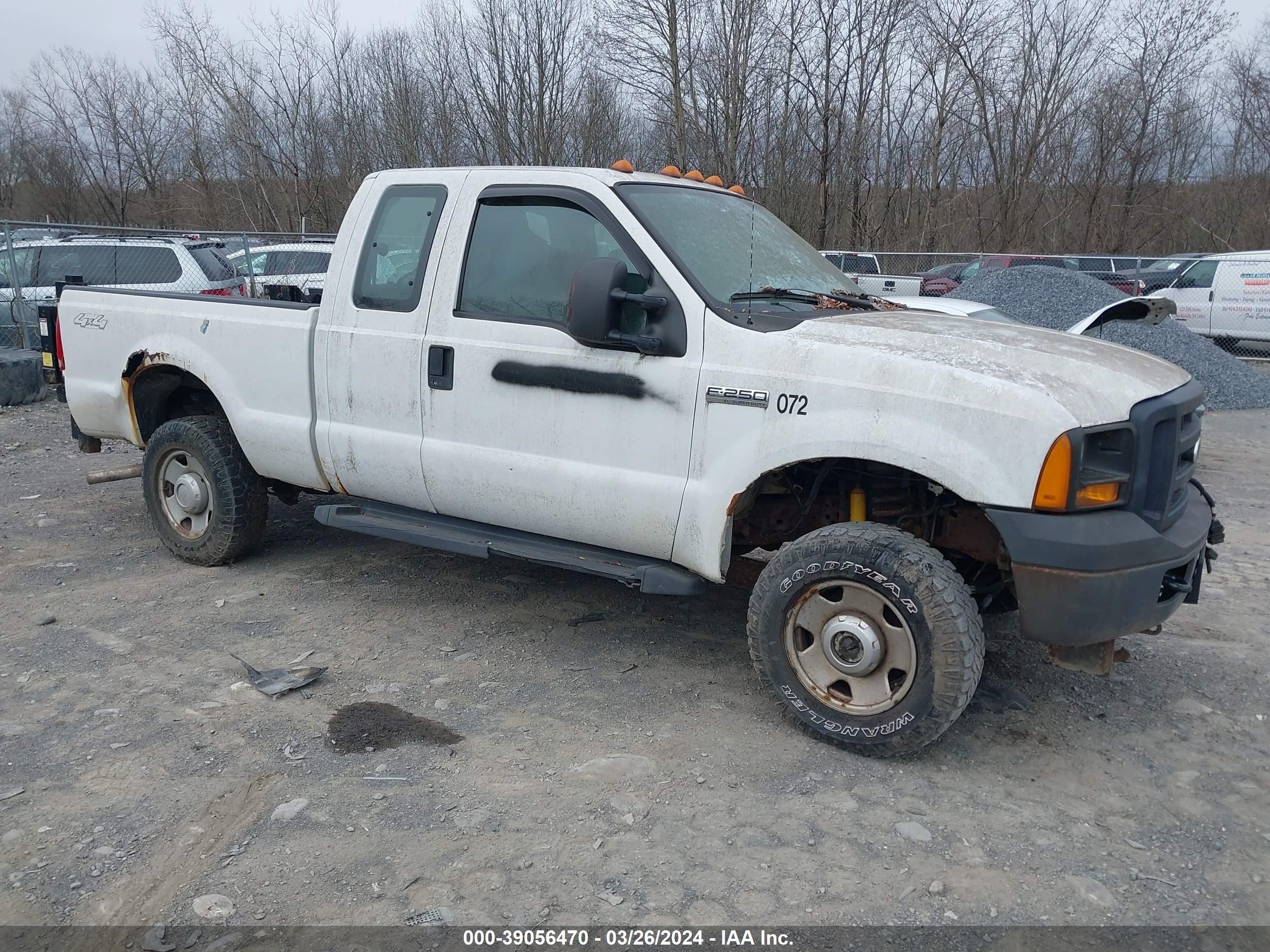 FORD F250 2007 1ftsx21557ea55602