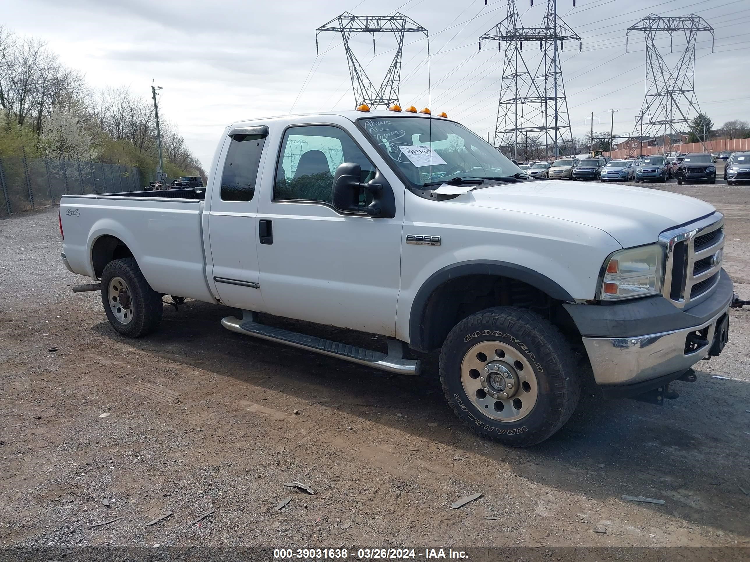 FORD F250 2005 1ftsx21595ec99105