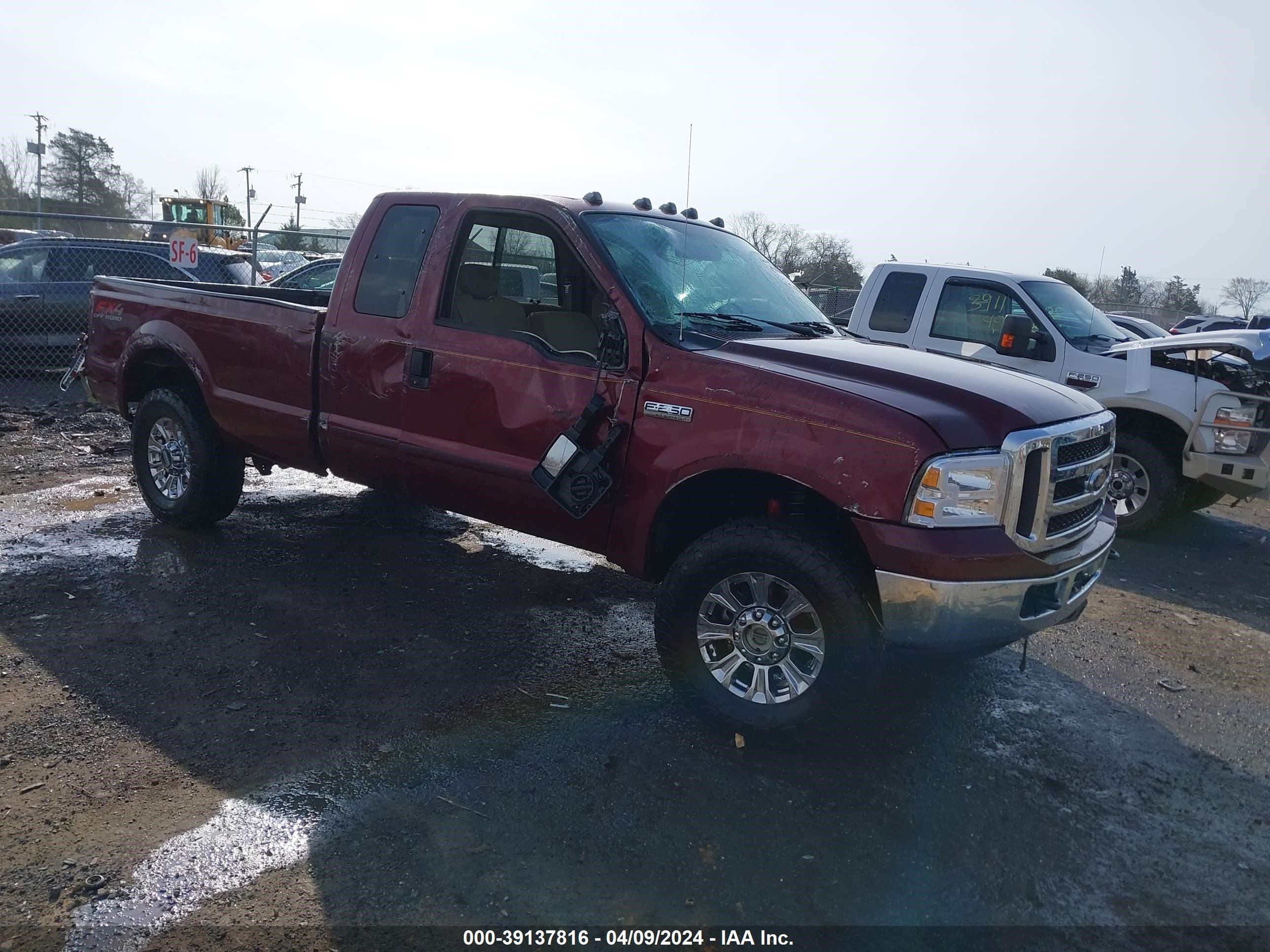 FORD F250 2005 1ftsx21p35ea64510