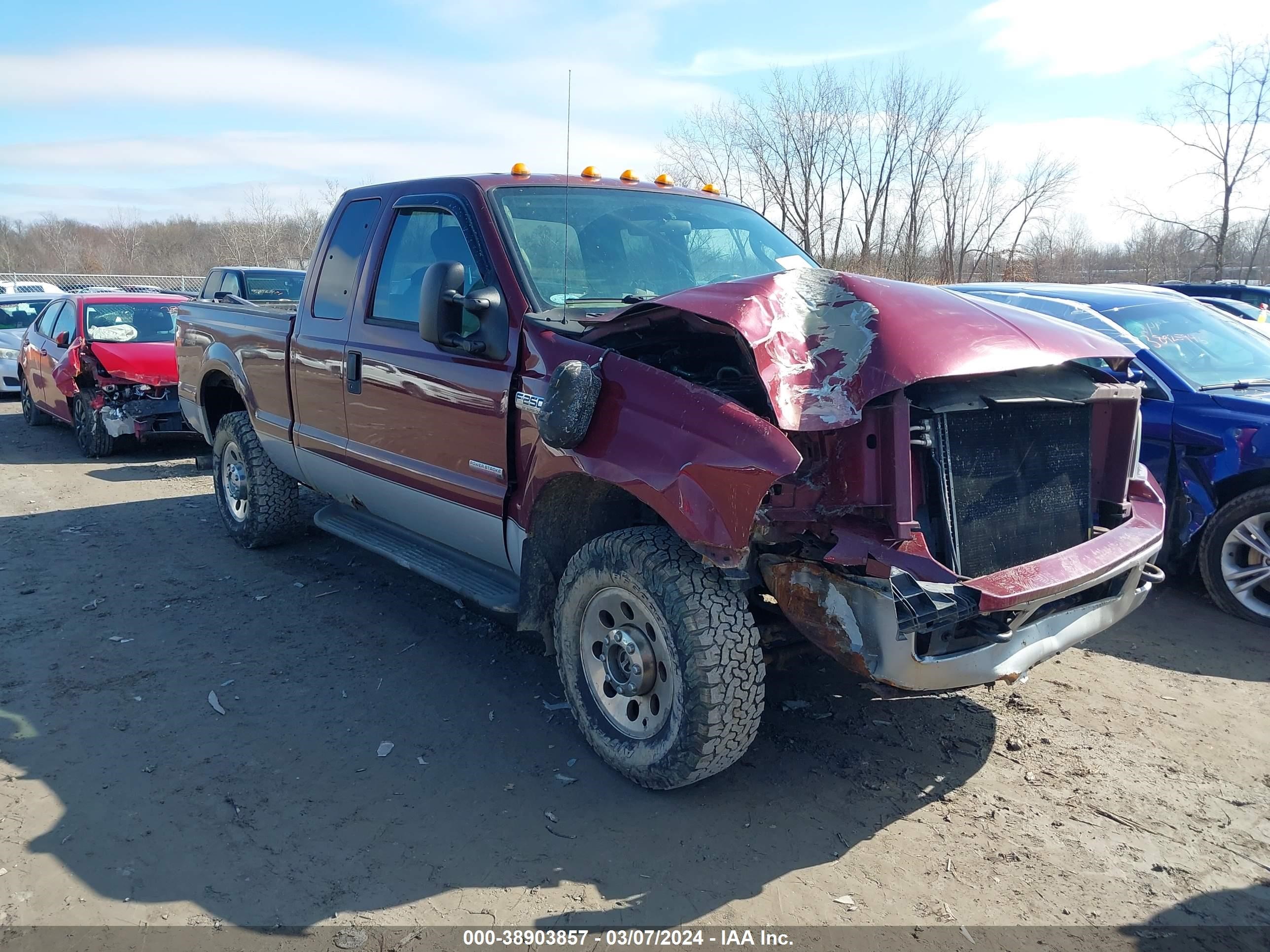 FORD F250 2005 1ftsx21p45eb00785